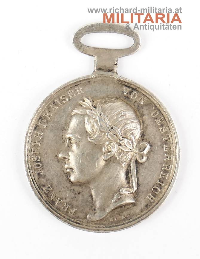 Silberne Denkmünze für die Landesverteidiger Tirols 1848