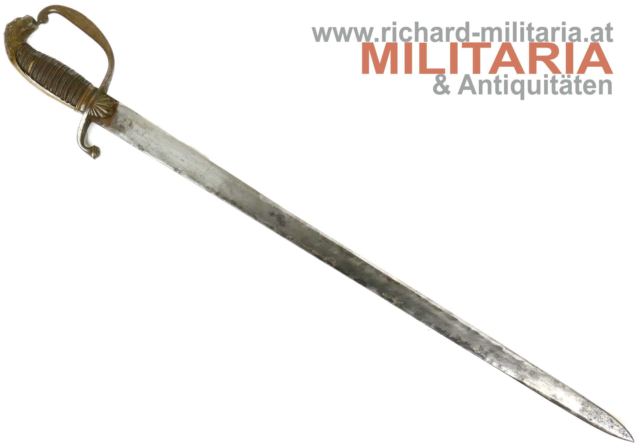 Deutschland - Säbel mit Löwenkopf "Meirshofer" - um 1780/1800 