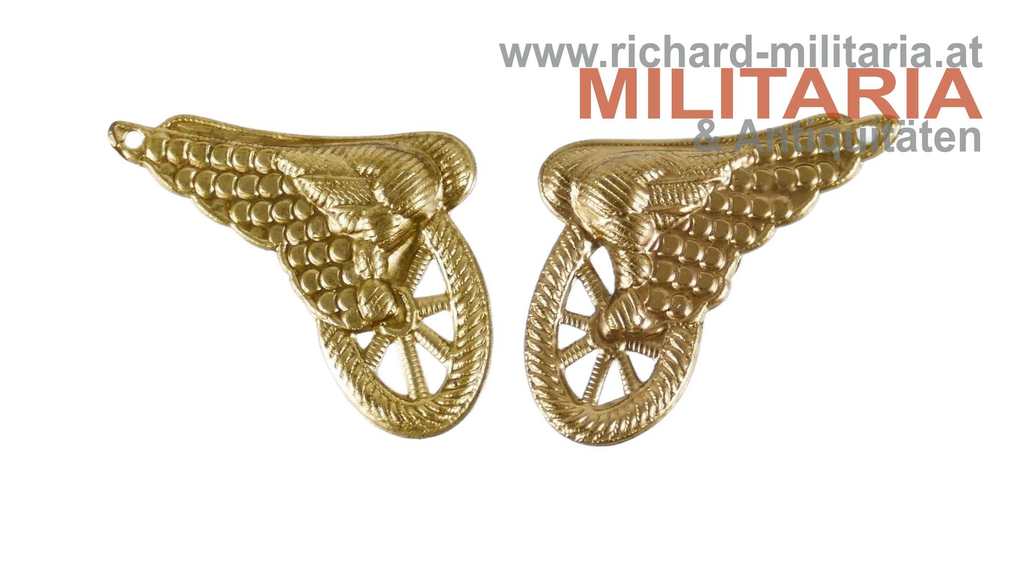 k.u.k. Kragenspiegelauflagen - Eisenbahnbeamter