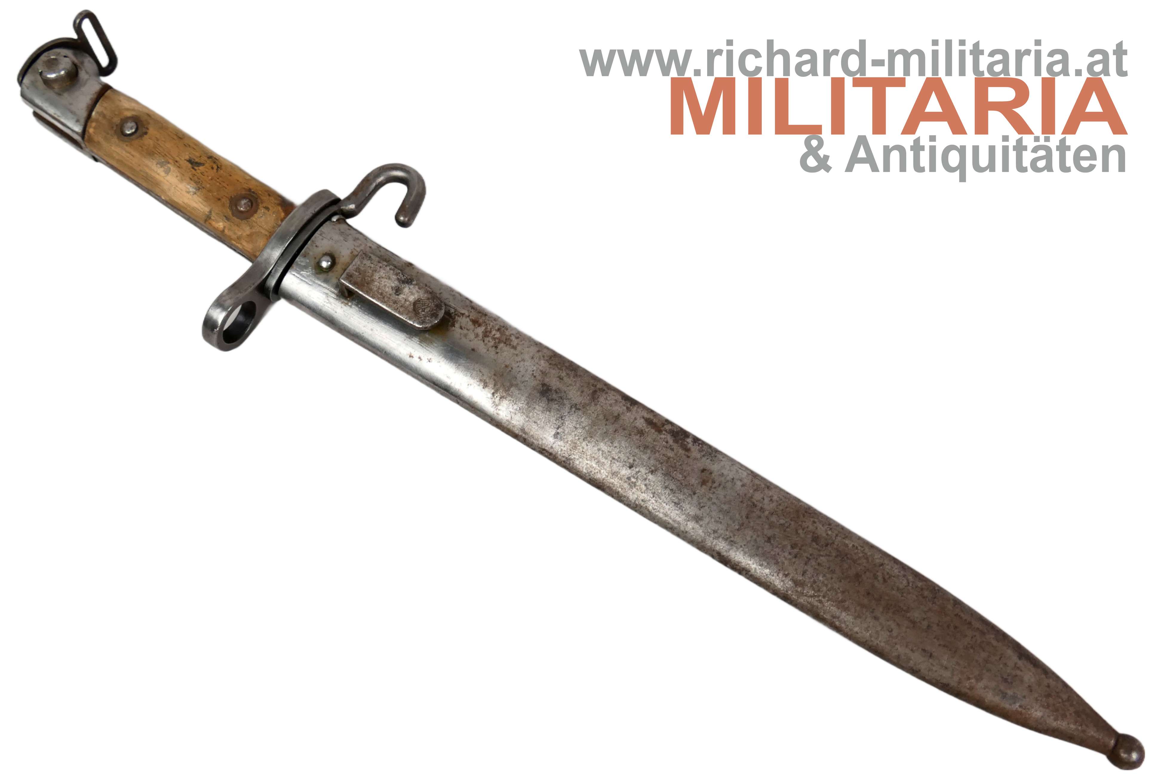 k.u.k. Messerbajonett 1895 mit Portepee-Adapter
