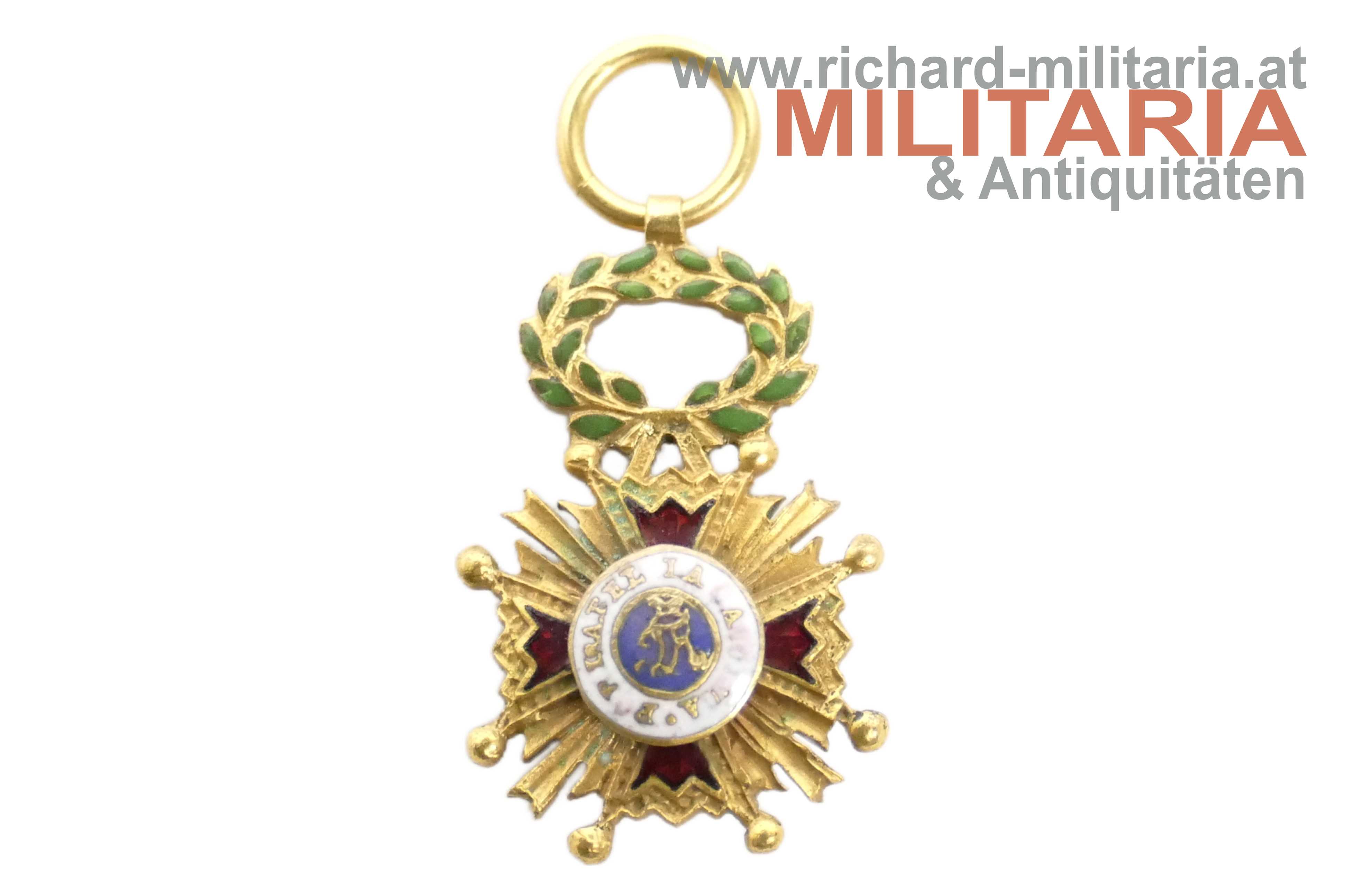 Spanien - Orden Isabella die Katholische - GOLD - Modell 1847-1868