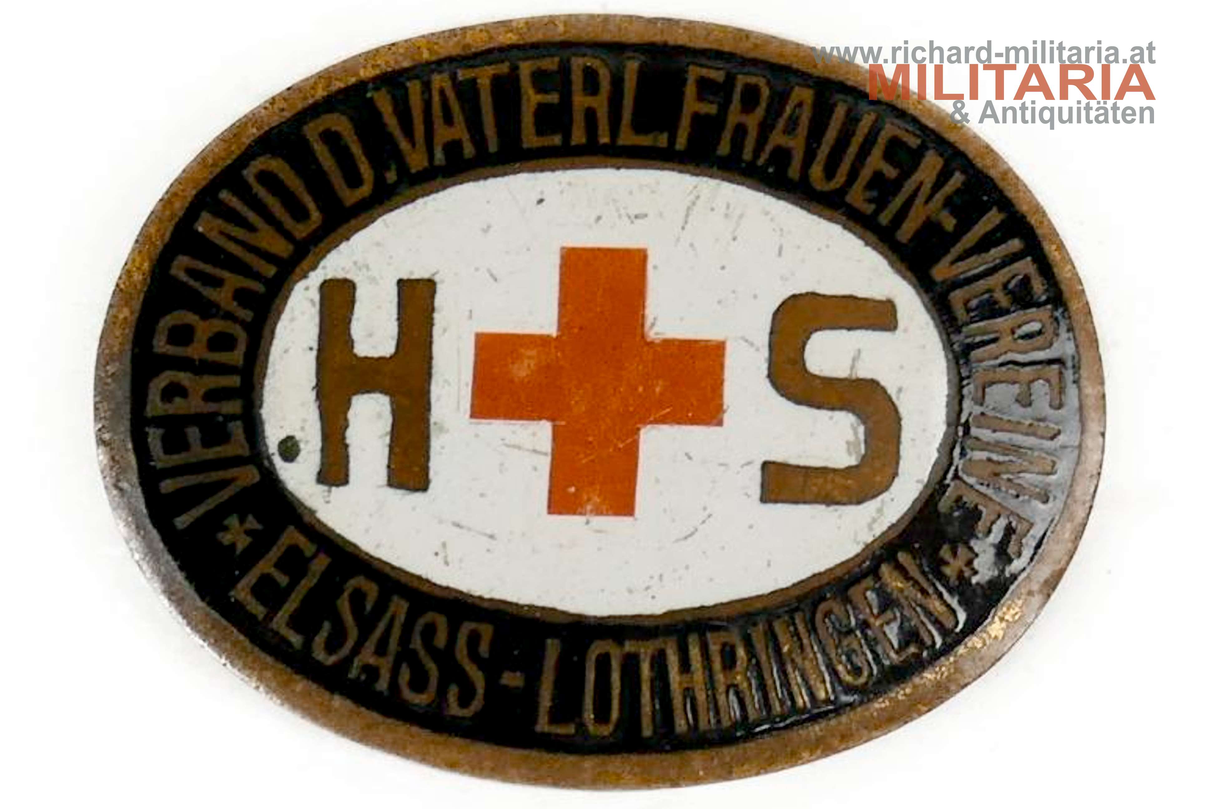 Abzeichen - Verband d. Vaterländ. Frauen-Vereine - Elsass-Lothringen