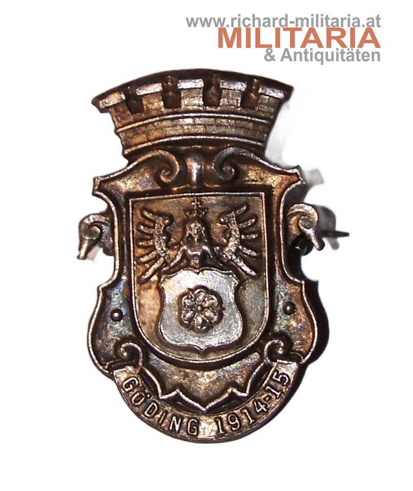 k.u.k. patriotisches Abzeichen - Göding 1914-15