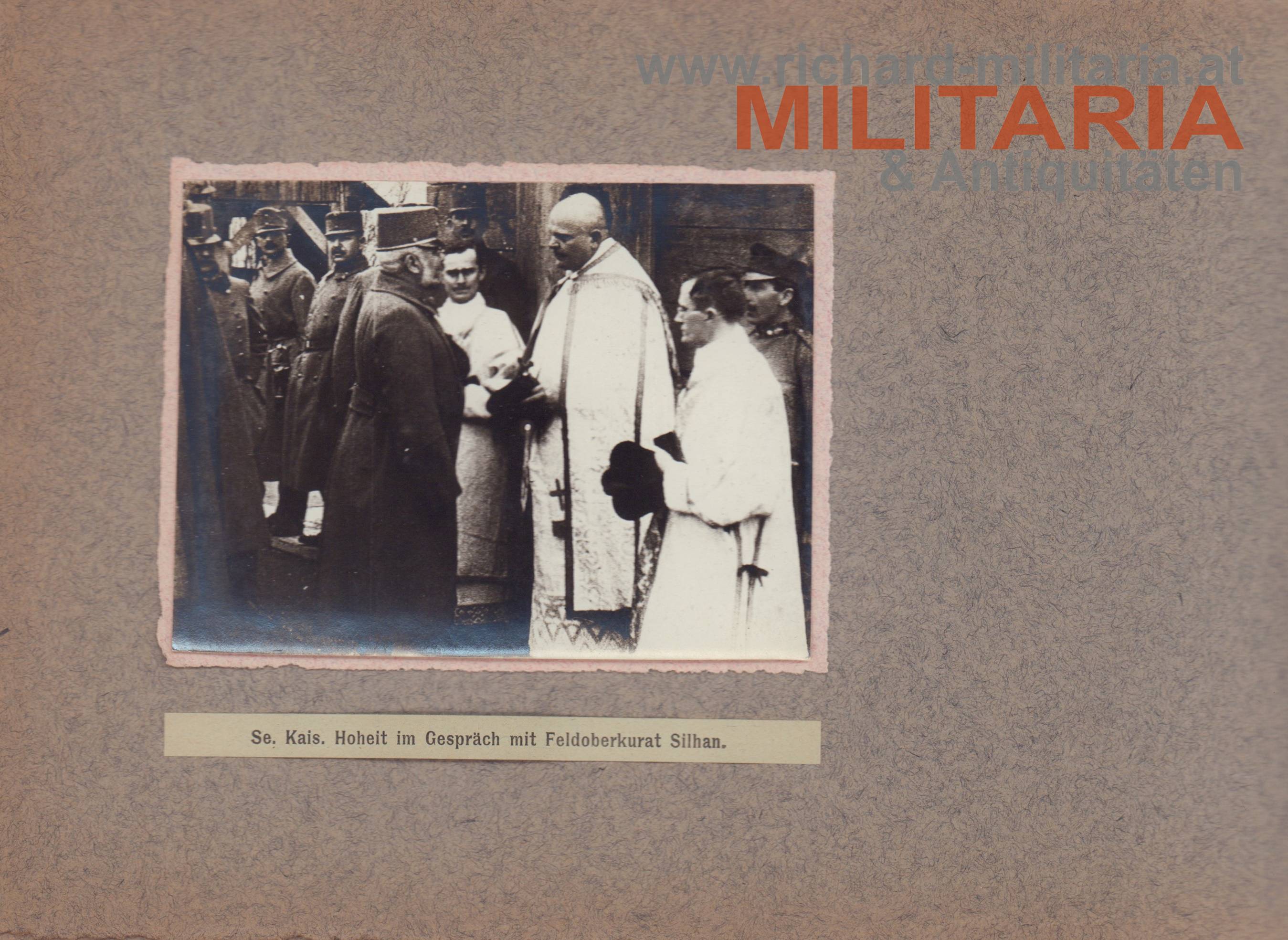k.u.k. Fotoalbum - Belgrad 1915/16 - Erzherzog Friedrich - alte Save Brücke - Festung Belgrad
