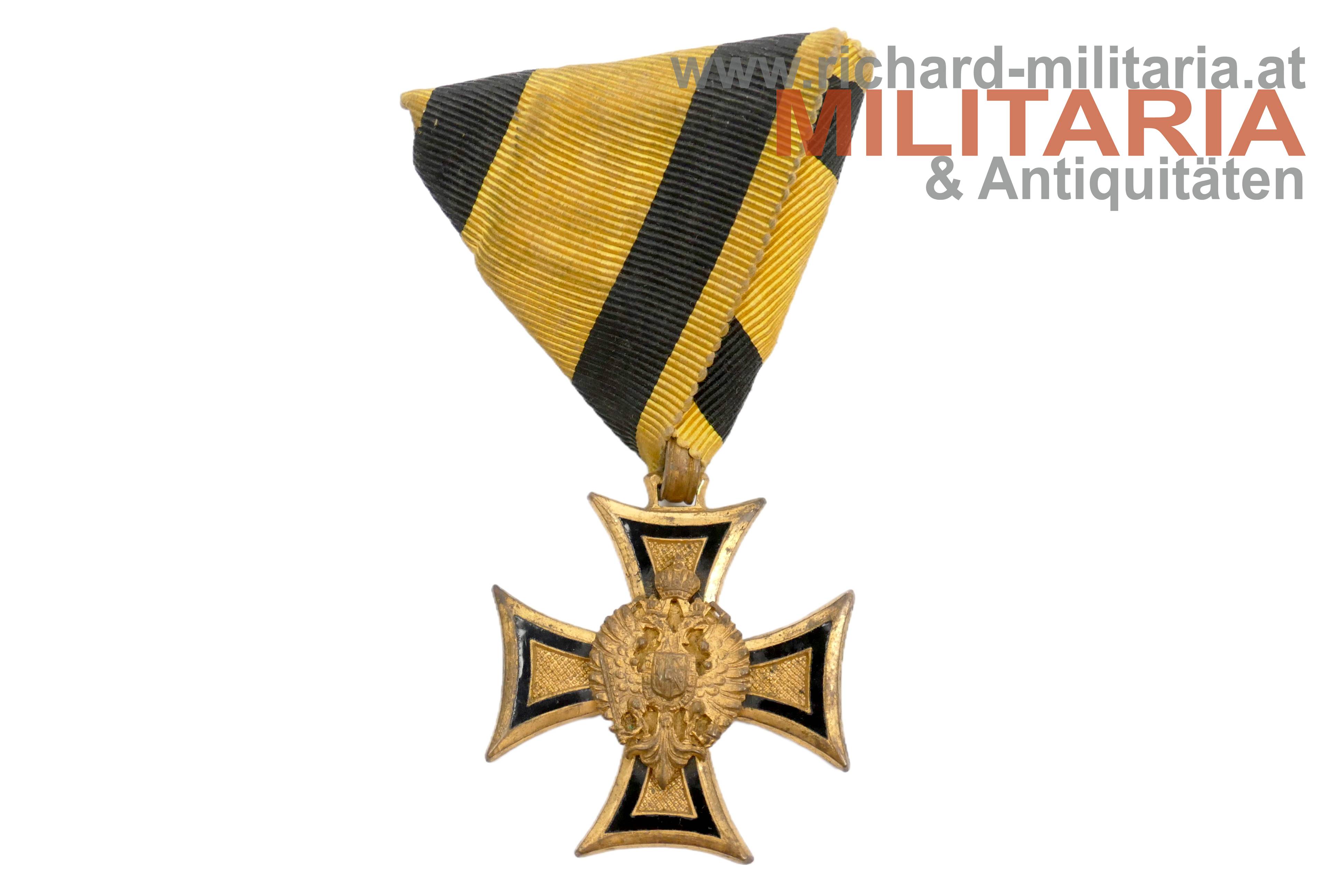 k.u.k. Militärdienstzeichen 2. Klasse Offizier - 40 Jahre