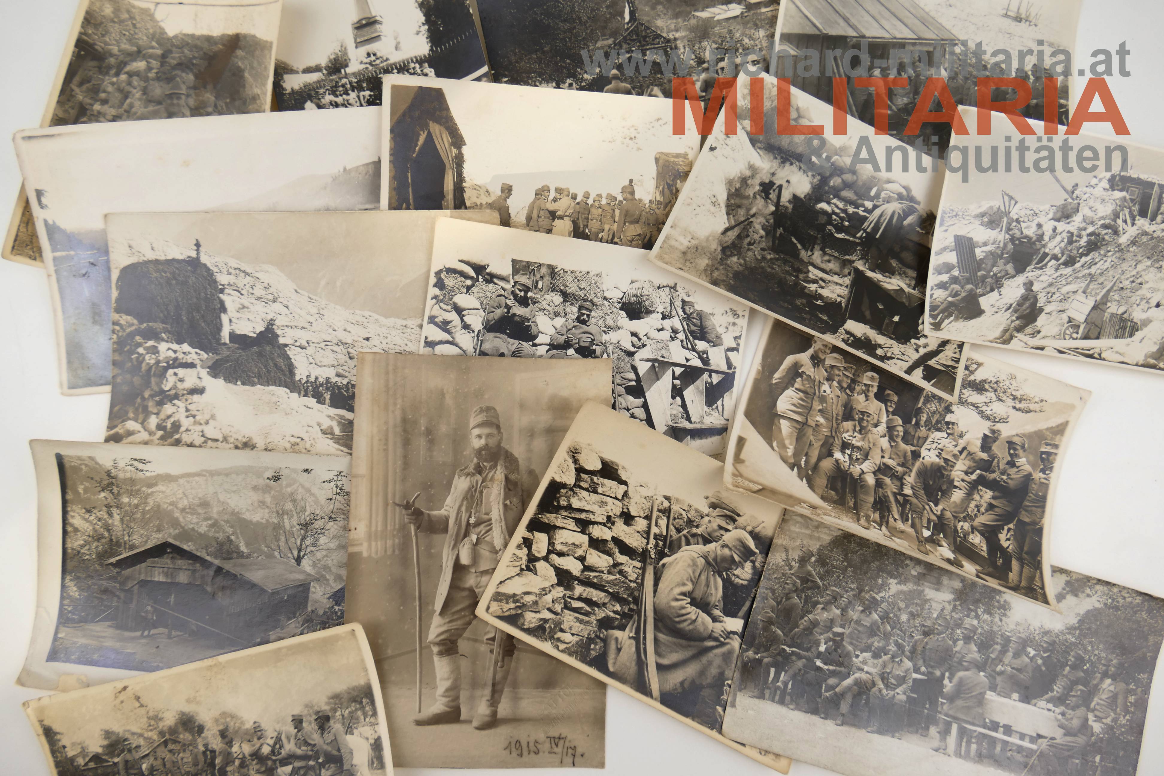 k.u.k. Fotokonvolut  Südfront Hochgebirge 304. Honvéd - 16 TOP-Fotos 