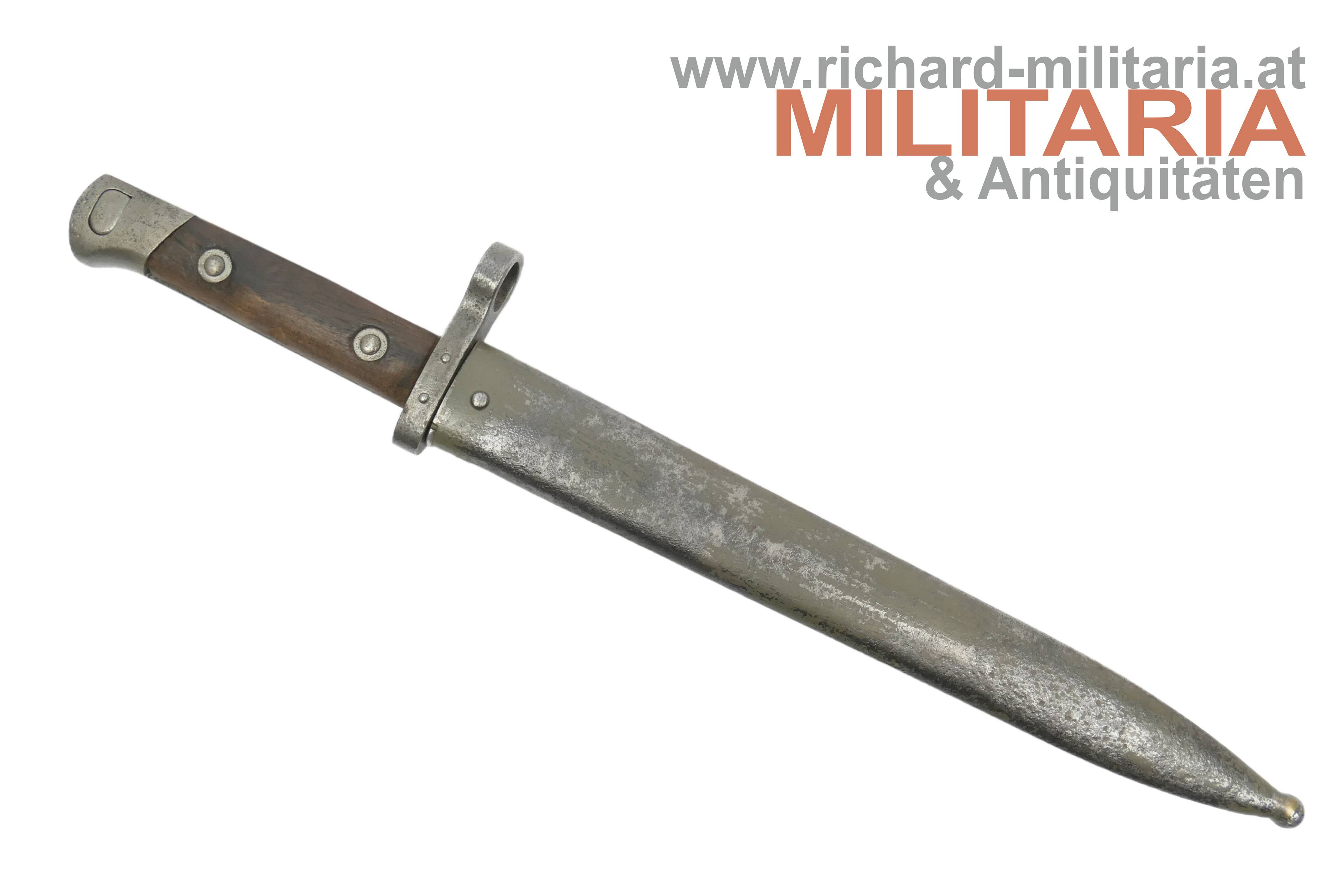 Österreich - Messerbajonett M1895 für Mannschaften - Zbrojovka Prag / OeWG