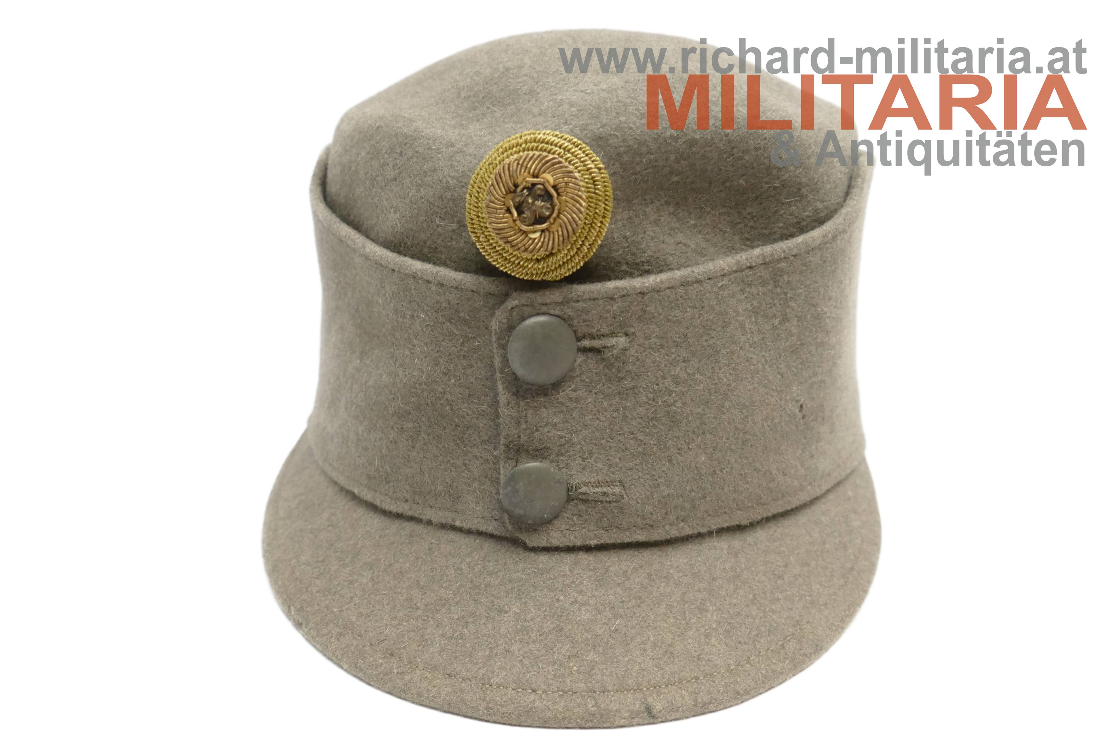 k.u.k. feldgraue Kappe für Offiziere