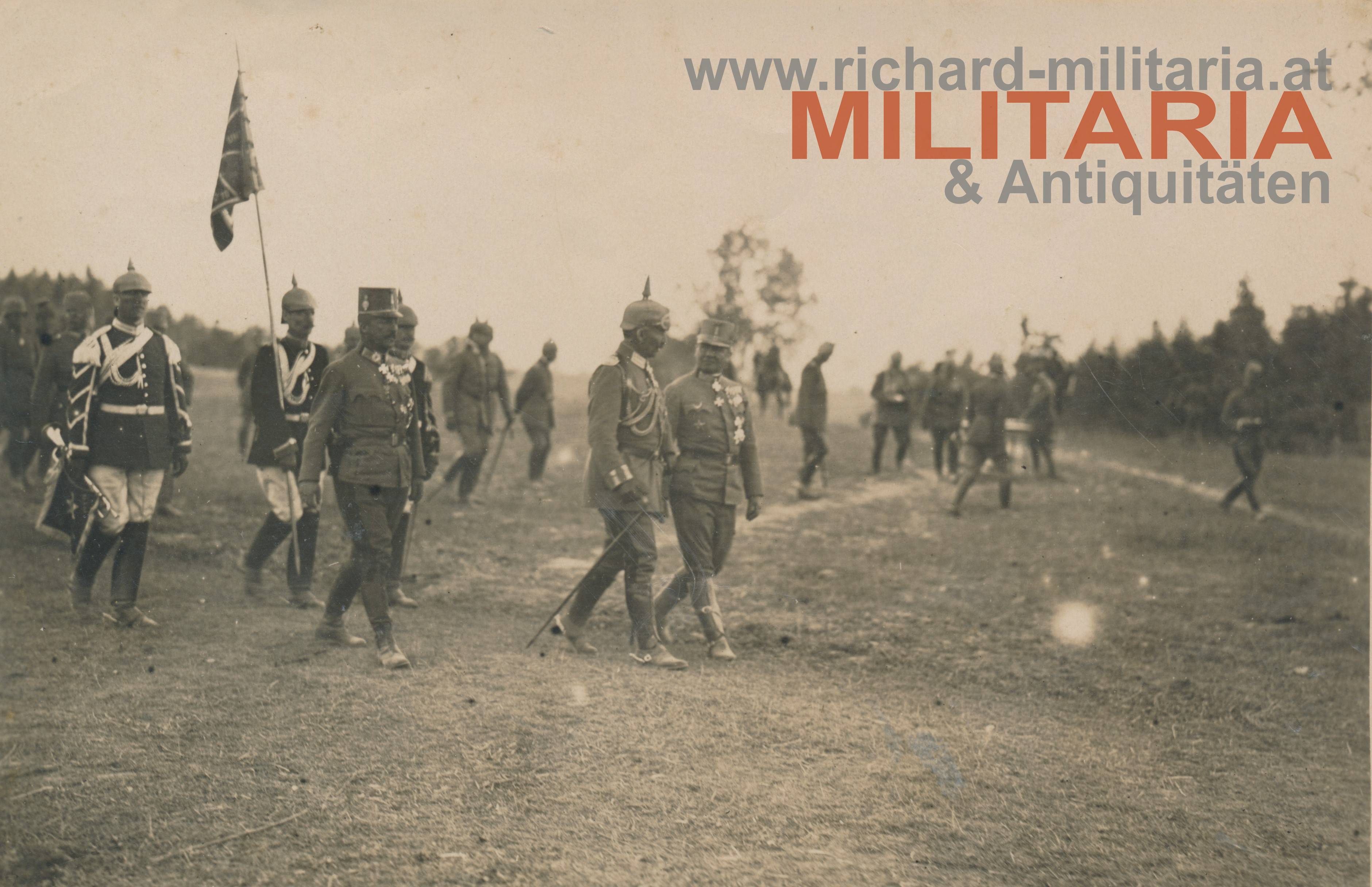 k.u.k. Feldmarschall mit Kaiser Wilhelm und Generaloberst 