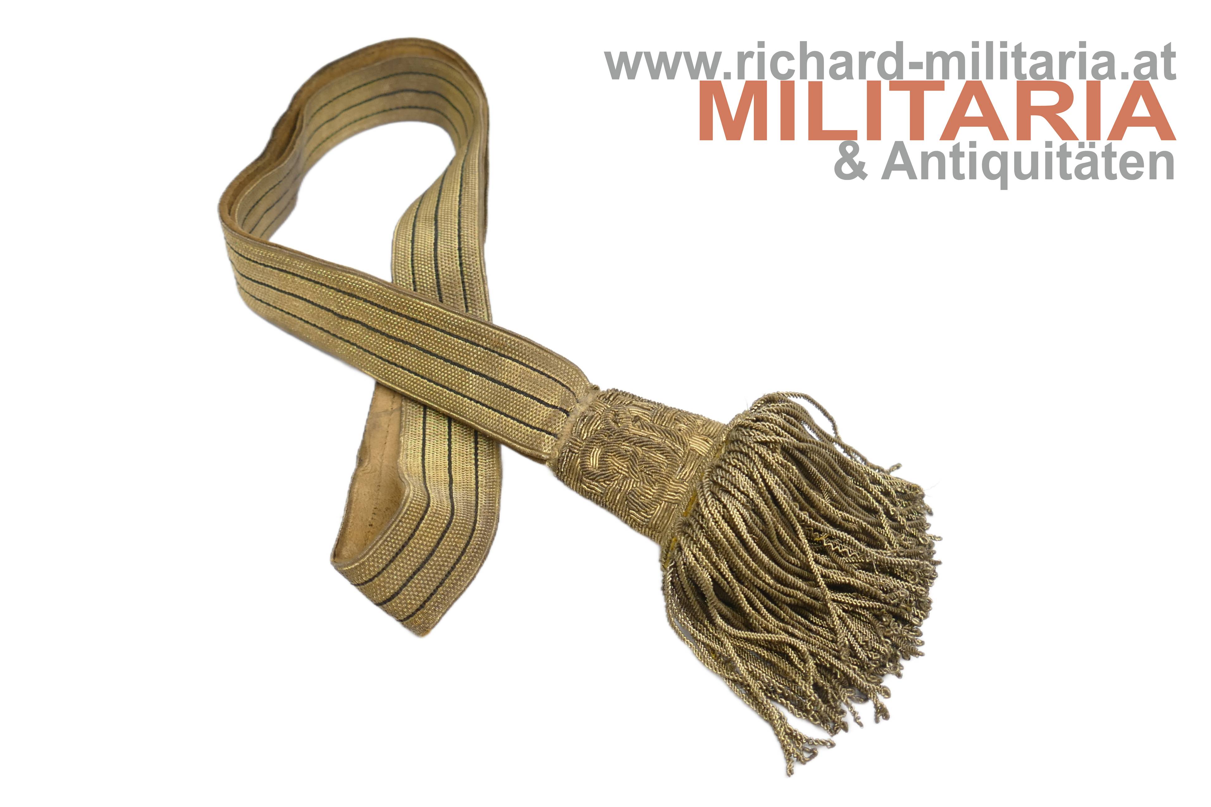 k.u.k. Säbel-Portepee für Offiziere - Kaiser Franz Joseph