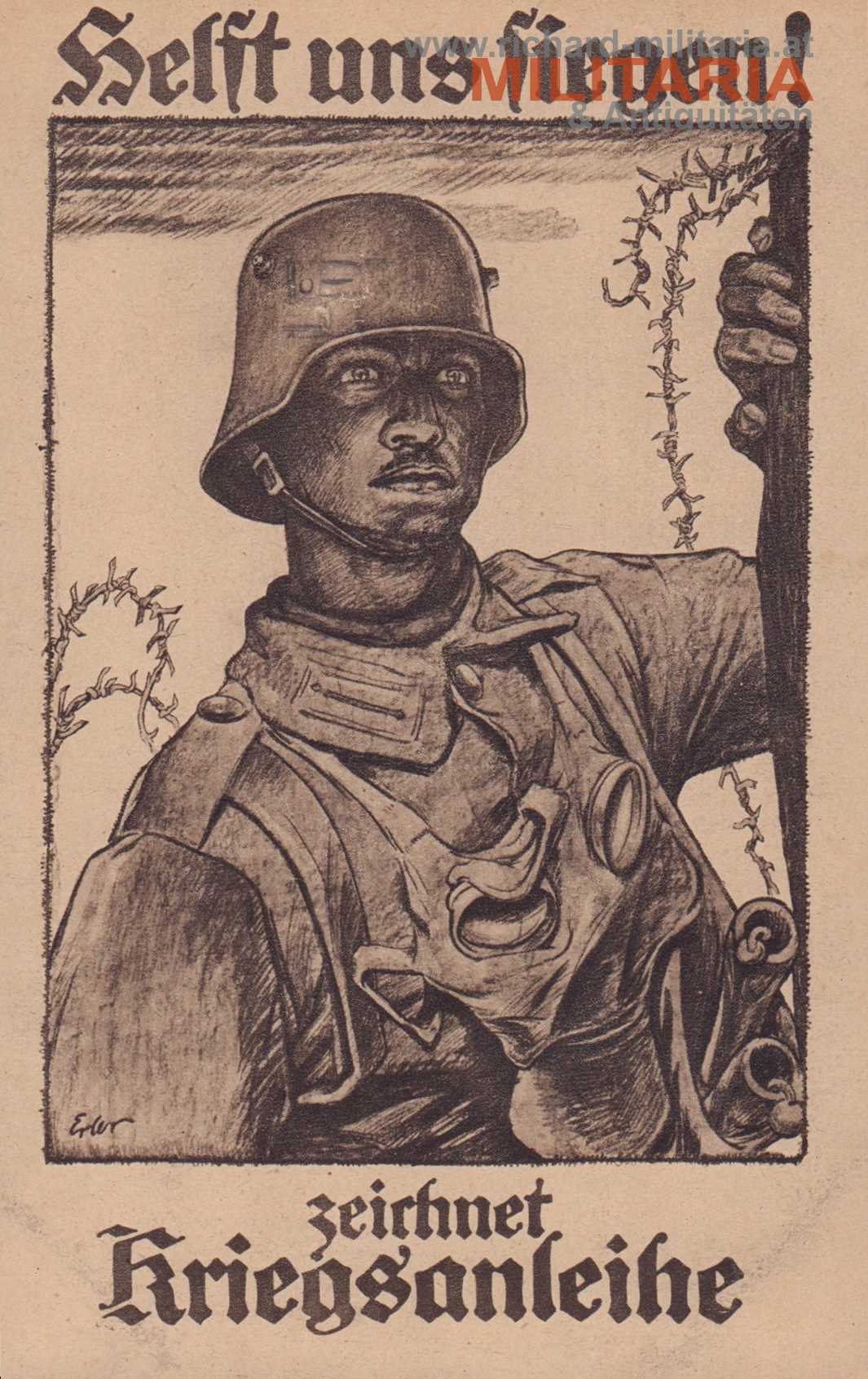 PK "Helft uns siegen!", zeichnet Kriegsanleihe