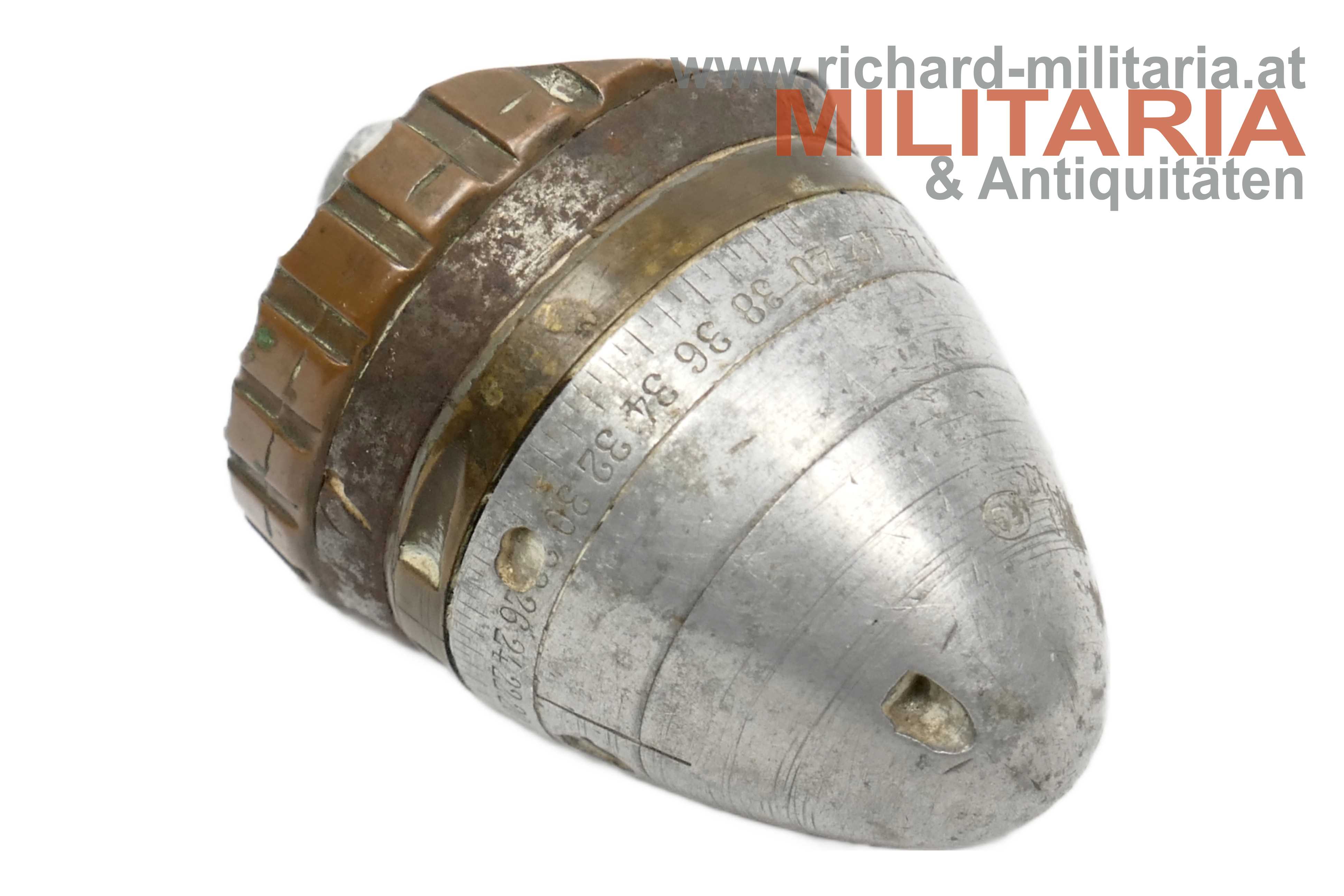 1. WK - Granaten-Sprengkopf - Schnittmodell