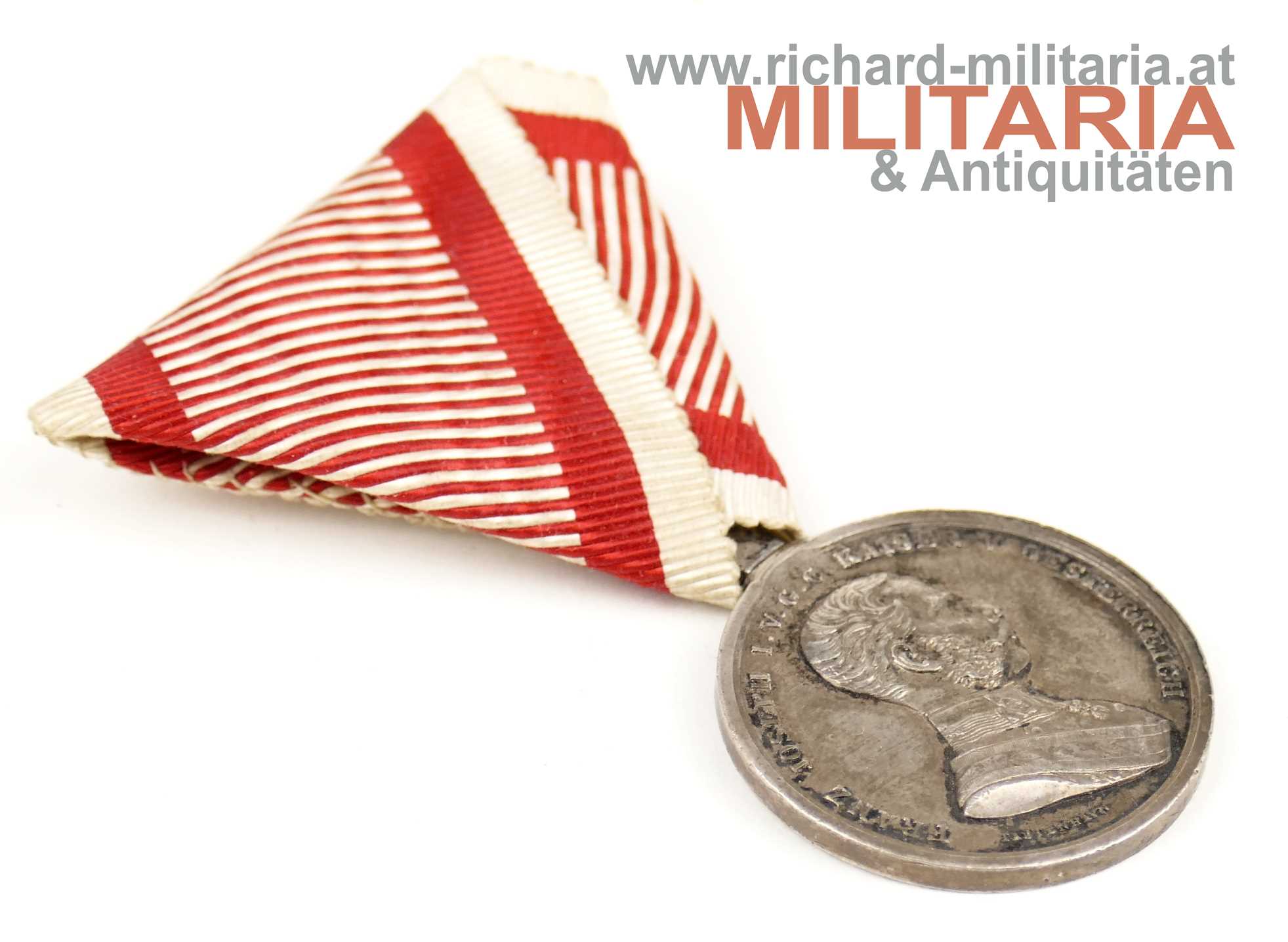 Silberne Tapferkeitsmedaille 2. Klasse HENKEL-Öse 