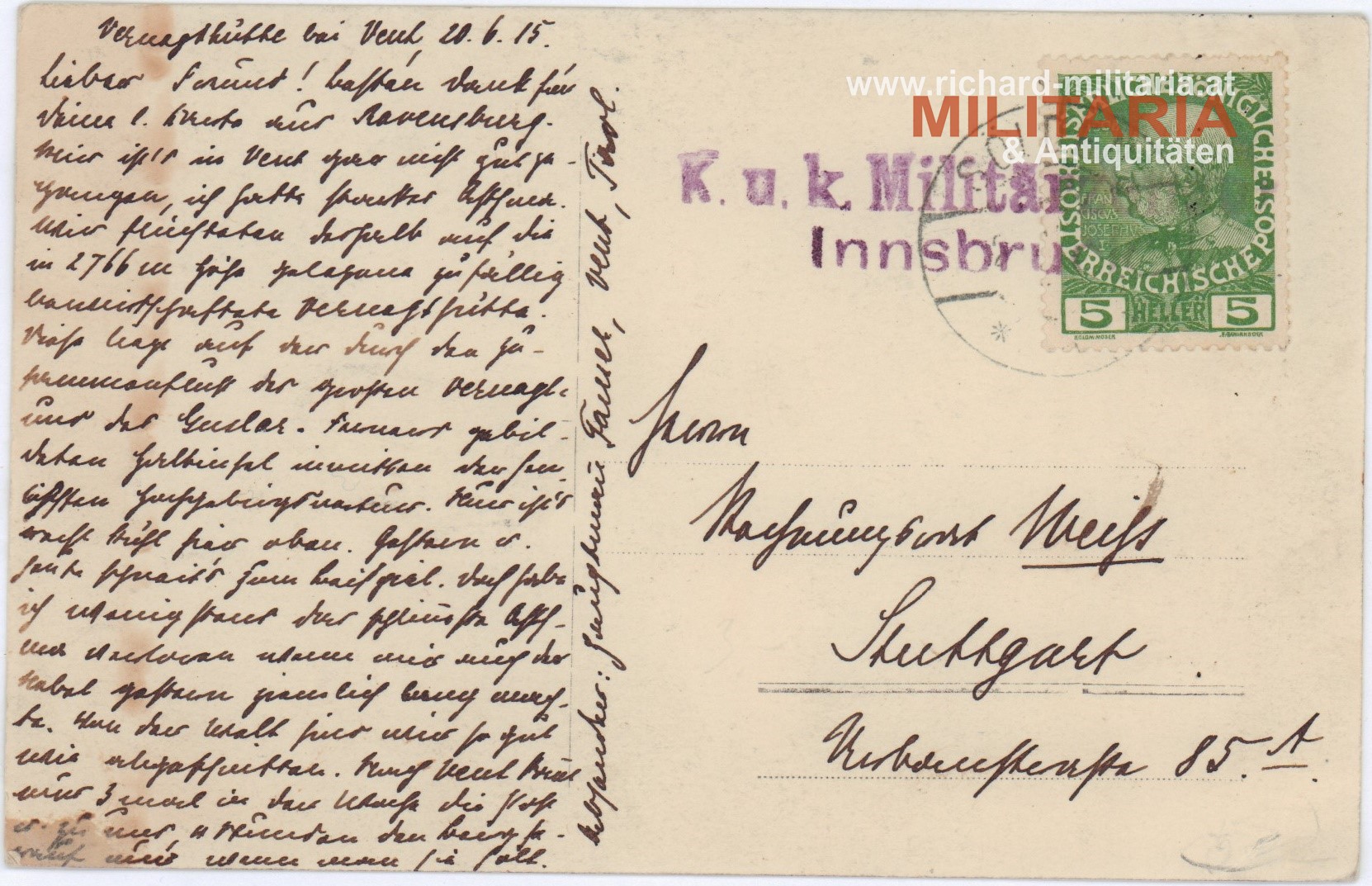 k.u.k. Foto-PK gelaufen "k.k. Bergführer mit Pferden"