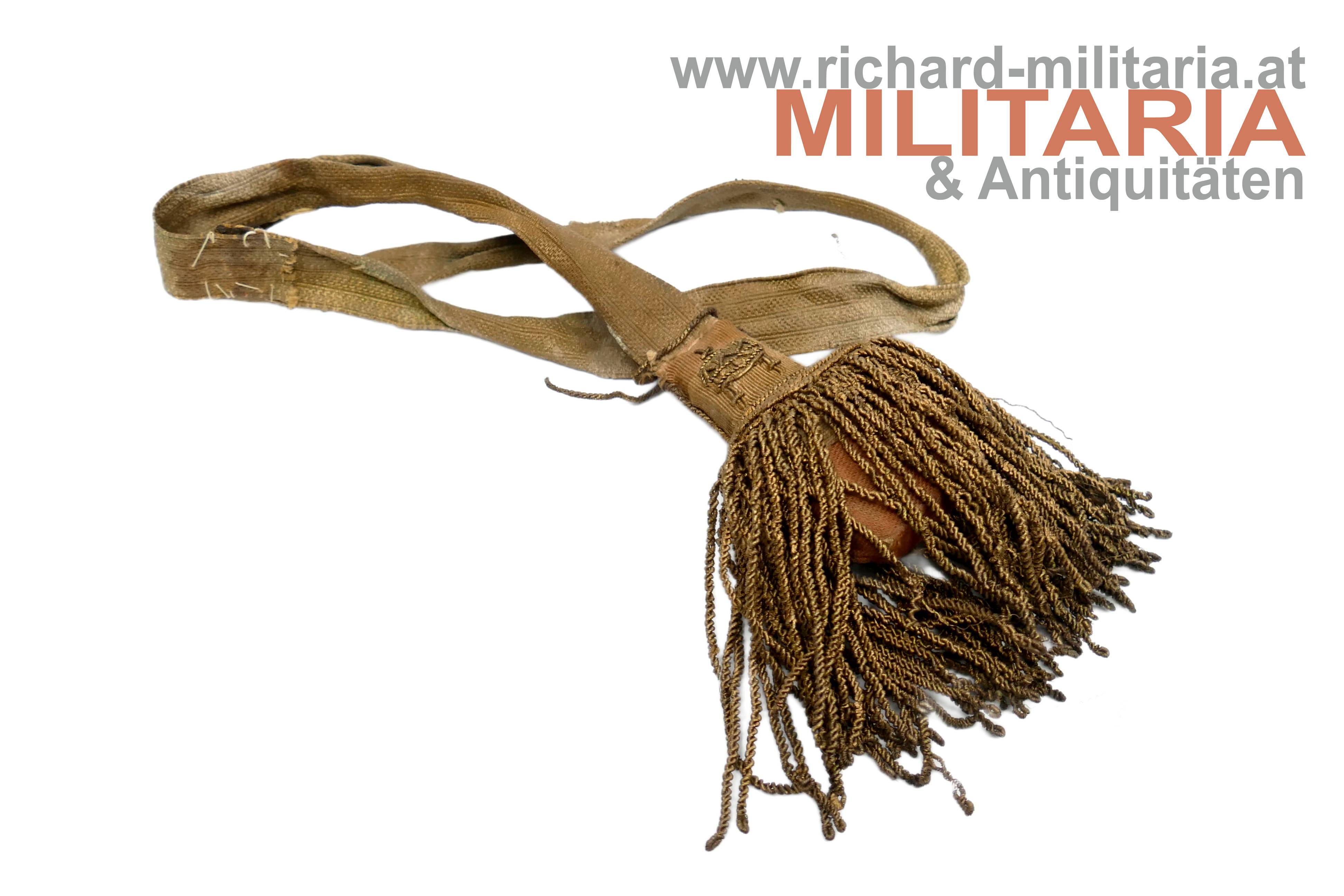 Königreich Ungarn - Offiziers-Portepee für nicht berittene Truppen