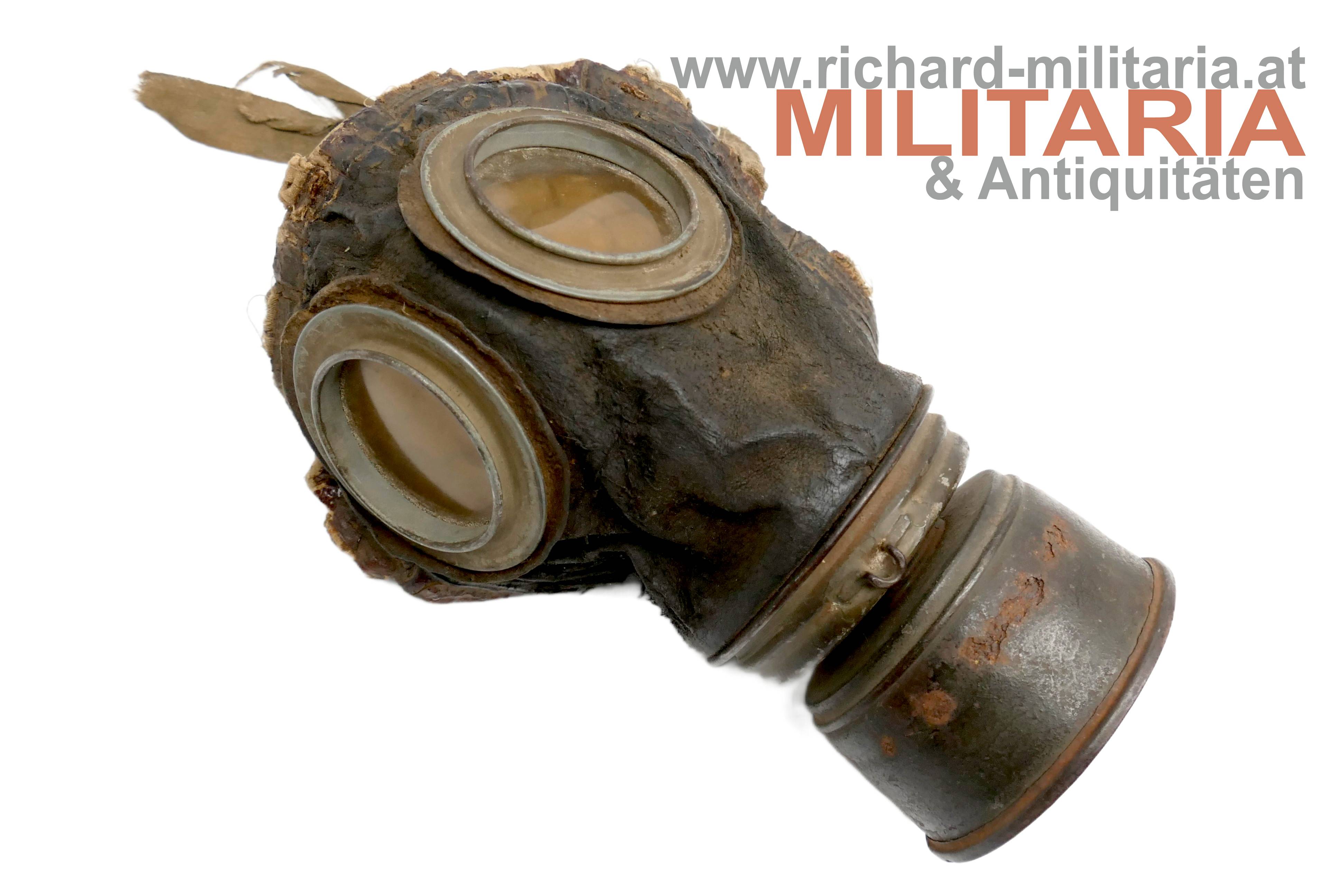 Deutsches Kaiserreich - Ledergasmaske M17