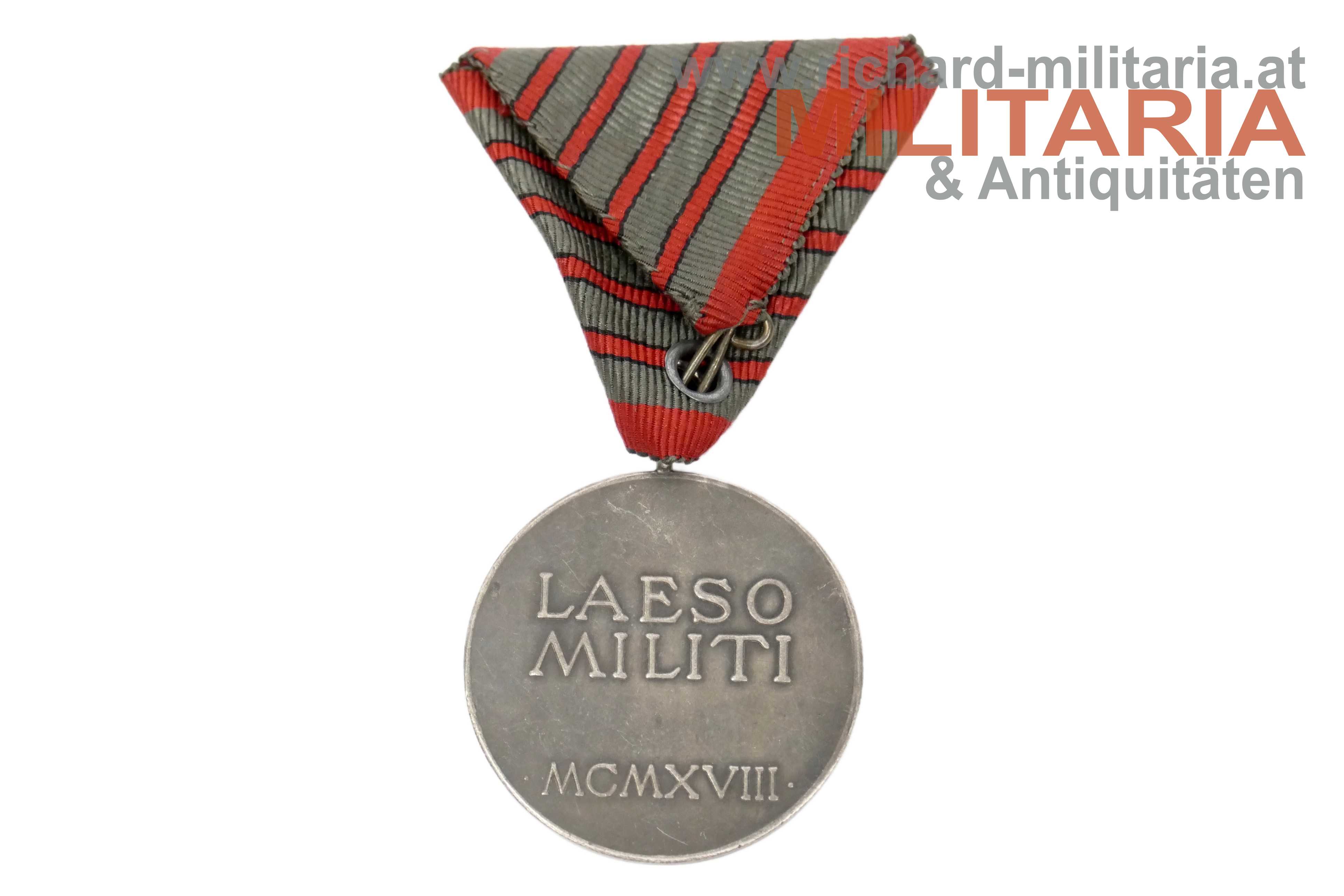 k.u.k. Verwundetenmedaille - vierfache Verwundung - "BRONZE"