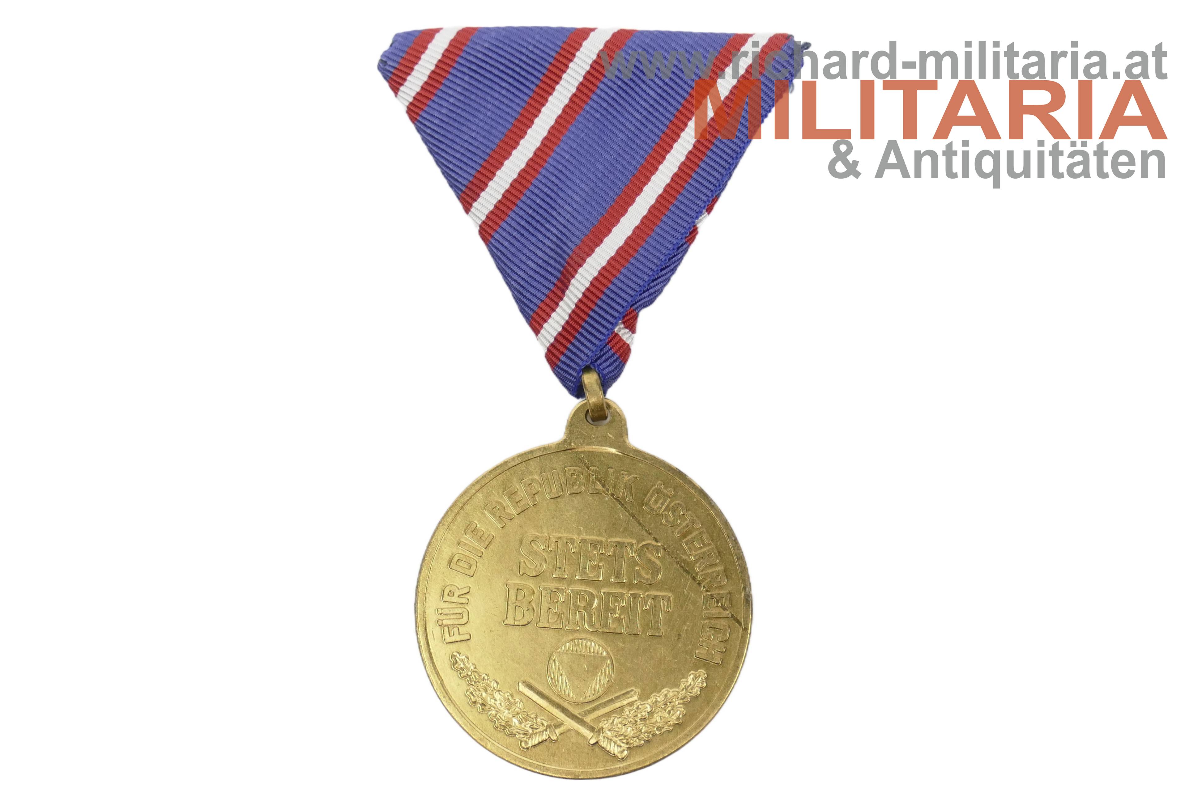 Österreich - Wehrdienstmedaille Gold - Stets Bereit 