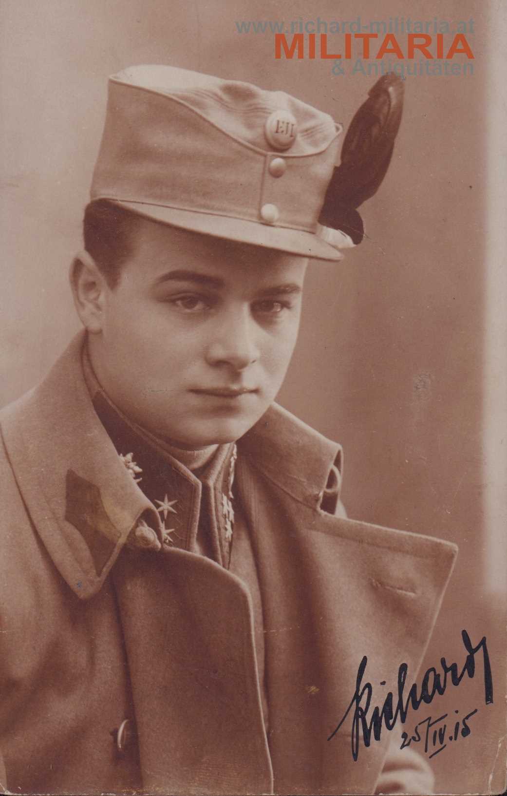 k.k. Kaiserschützen-Rgt. III. - Lt.-Rechnungsführer Richard Fantl