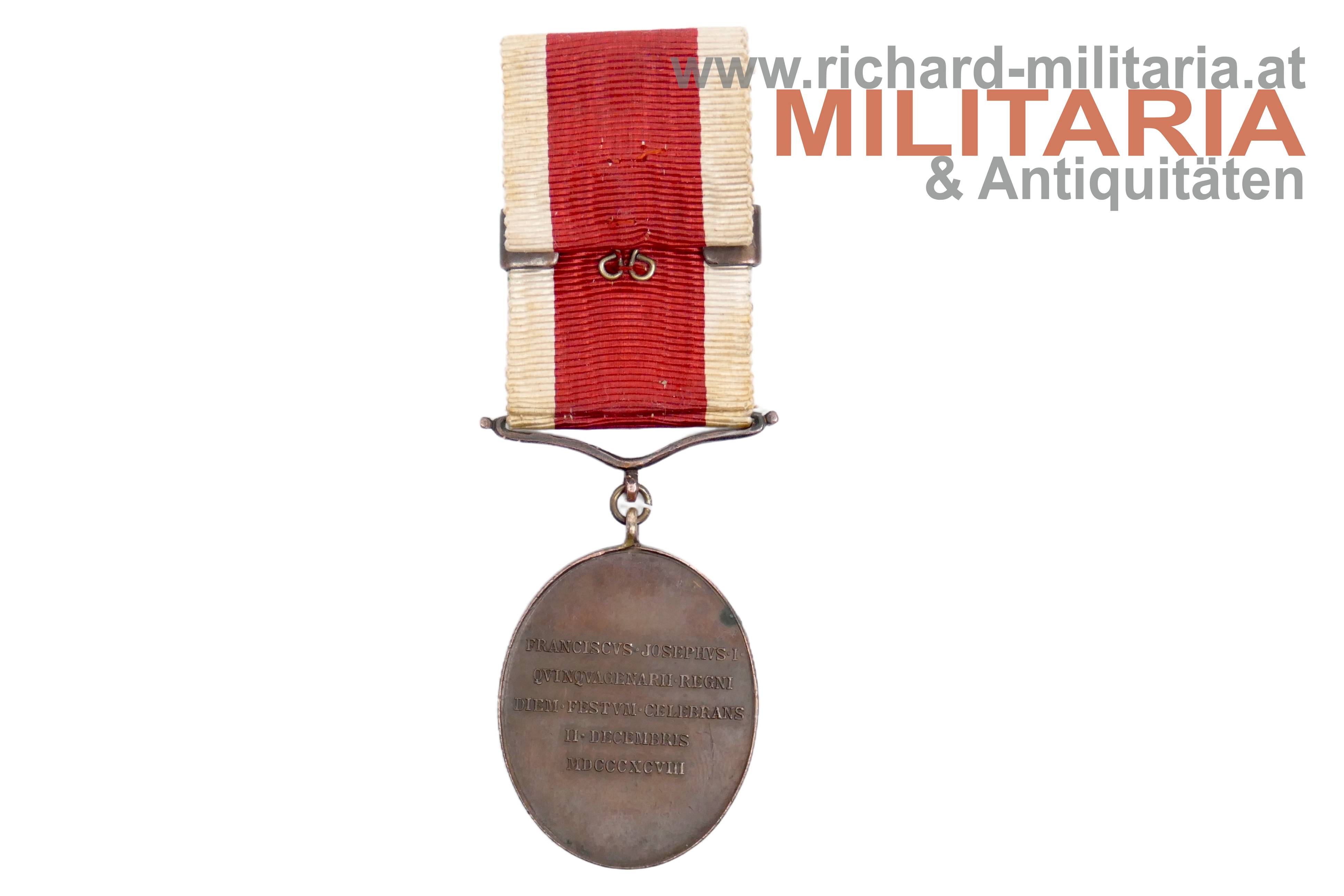 k.u.k. Bronzene Jubiläums-Hofmedaille für Zivilisten