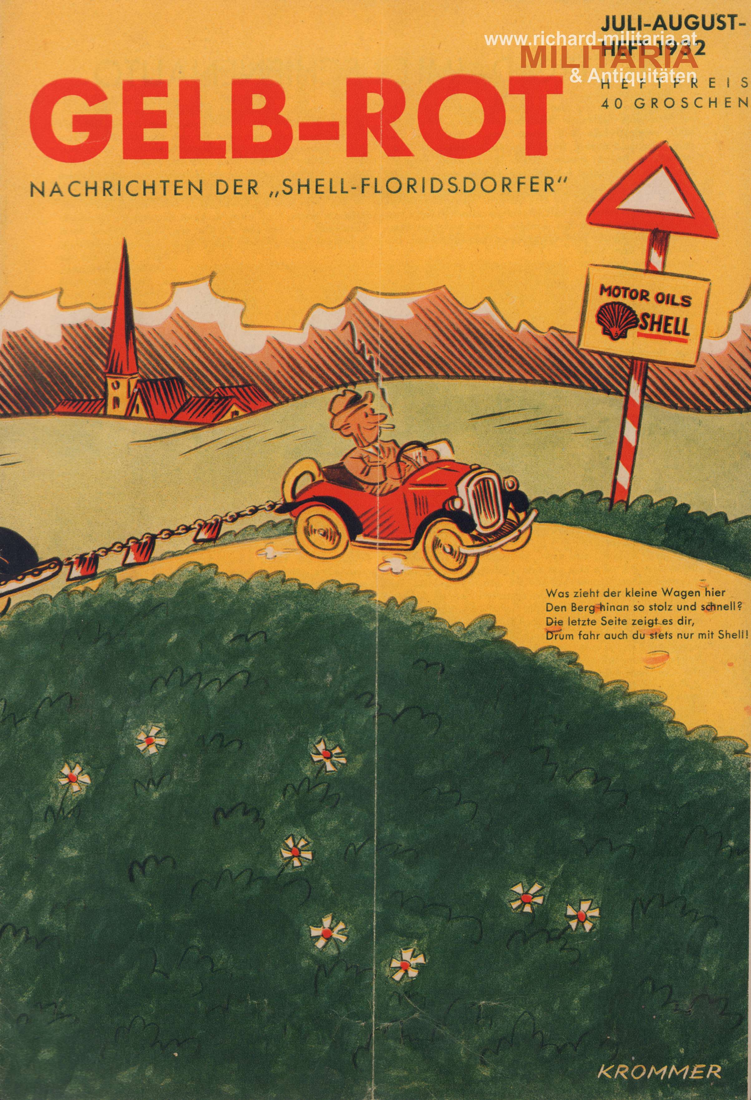 Gelb-Rot - Nachrichten der "Shell-Floridsdorfer" - Juli-August Heft 1932