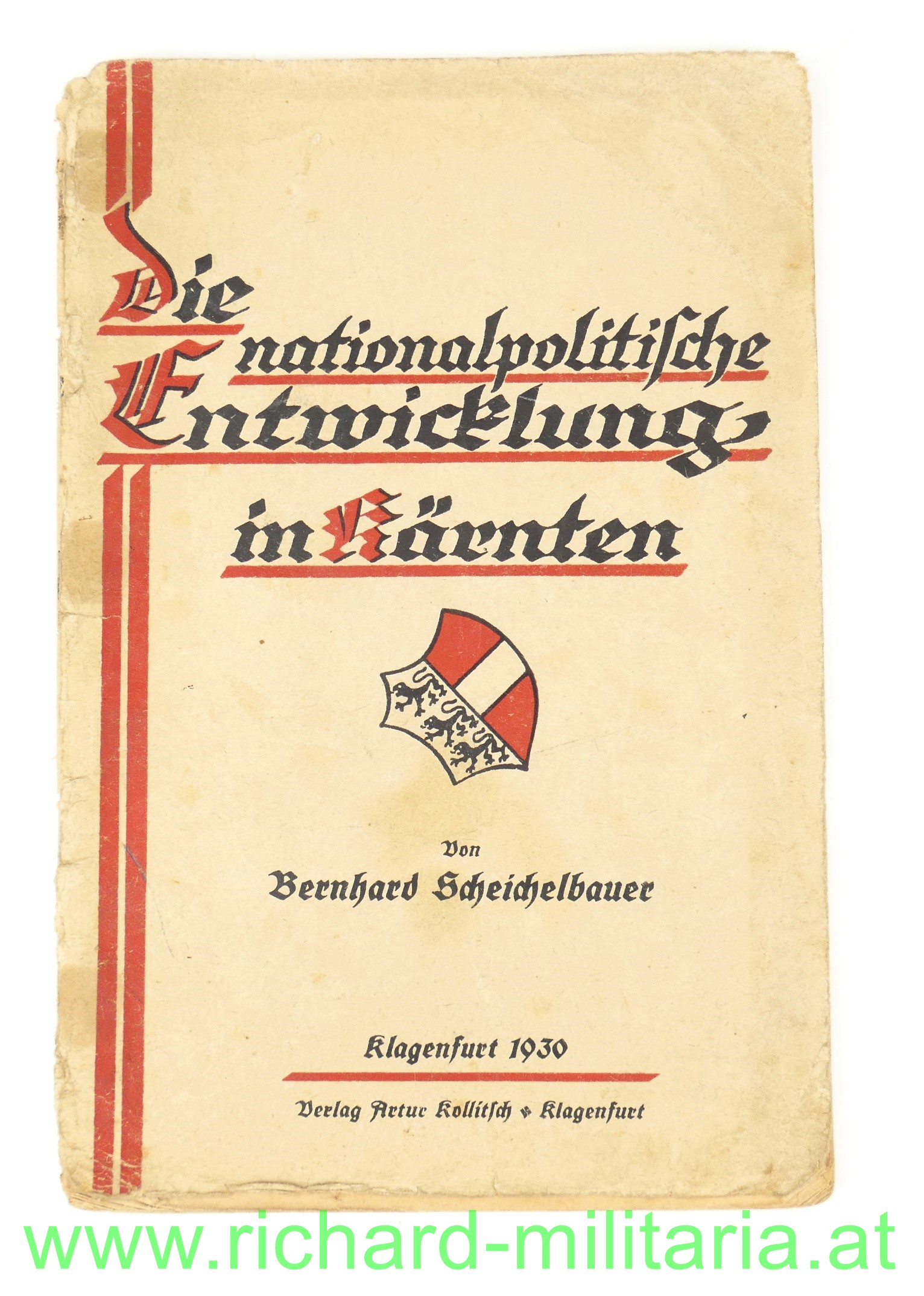 Die nationalpolitische Entwicklung in Kärnten - 1930 - 10 Jahre Volksabstimmung