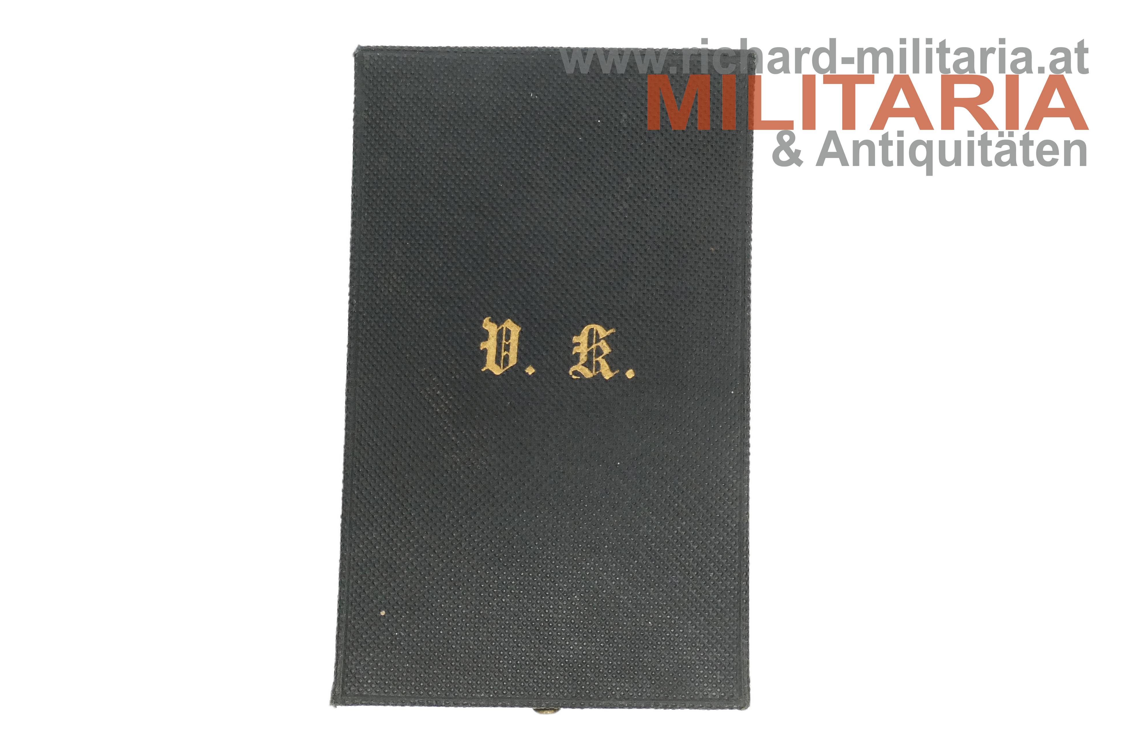 k.u.k. Etui zum Goldenen Verdienstkreuz
