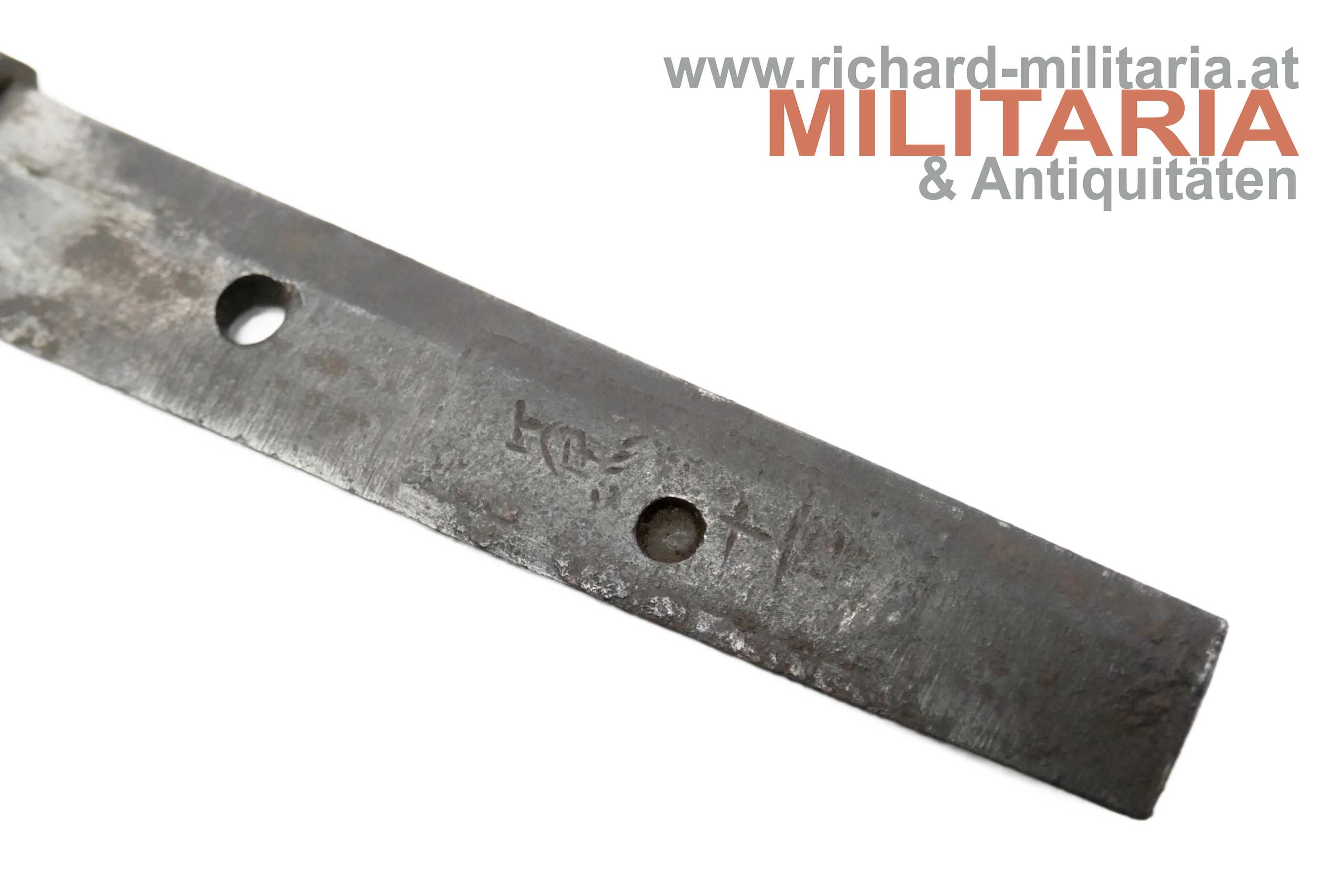 Japan - Wakizashi in shirasaya - eingesetzte Signatur (!)