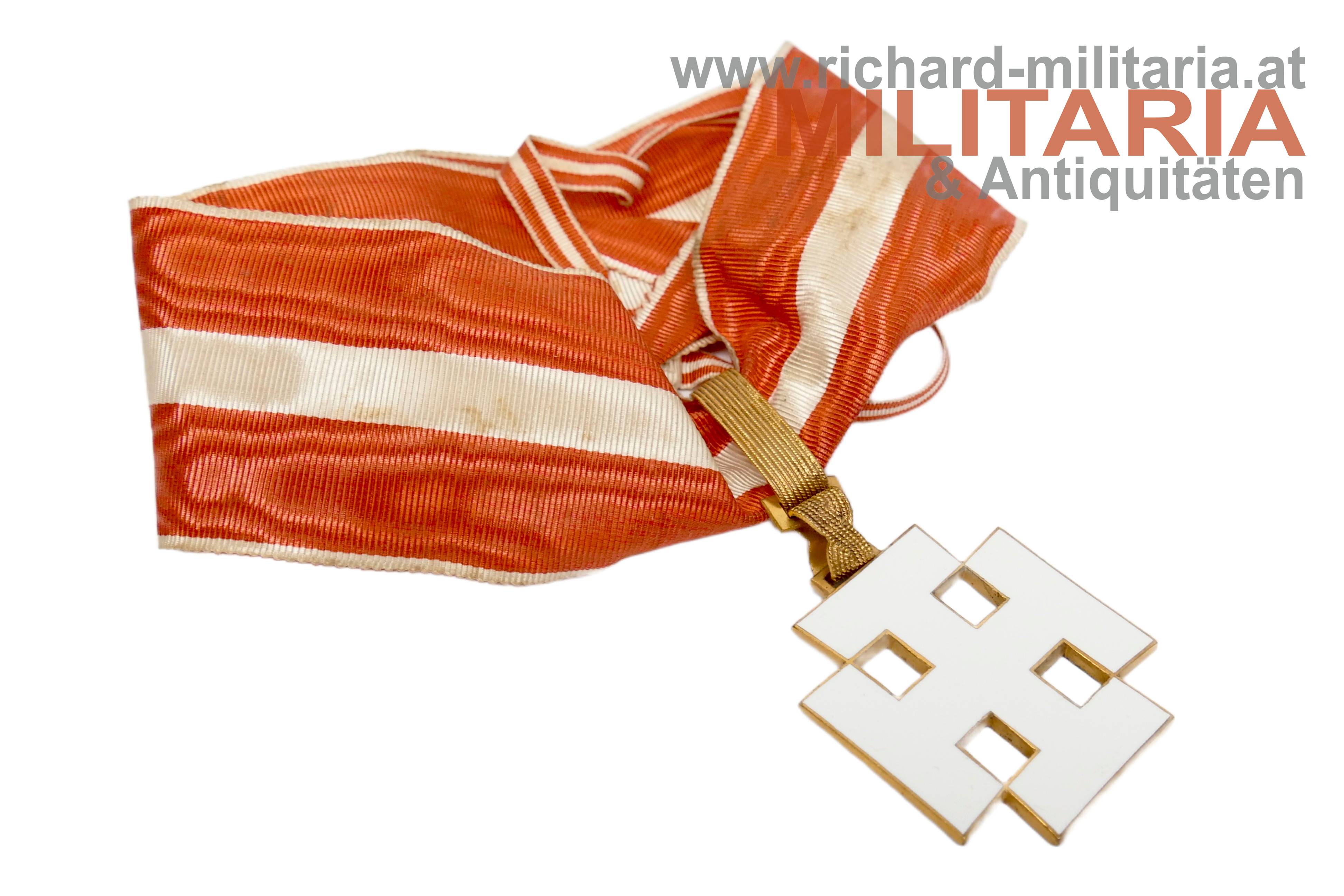 1. Republik/Bundesstaat - Großes Ehrenzeichen/Komturkreuz - Halsdekoration