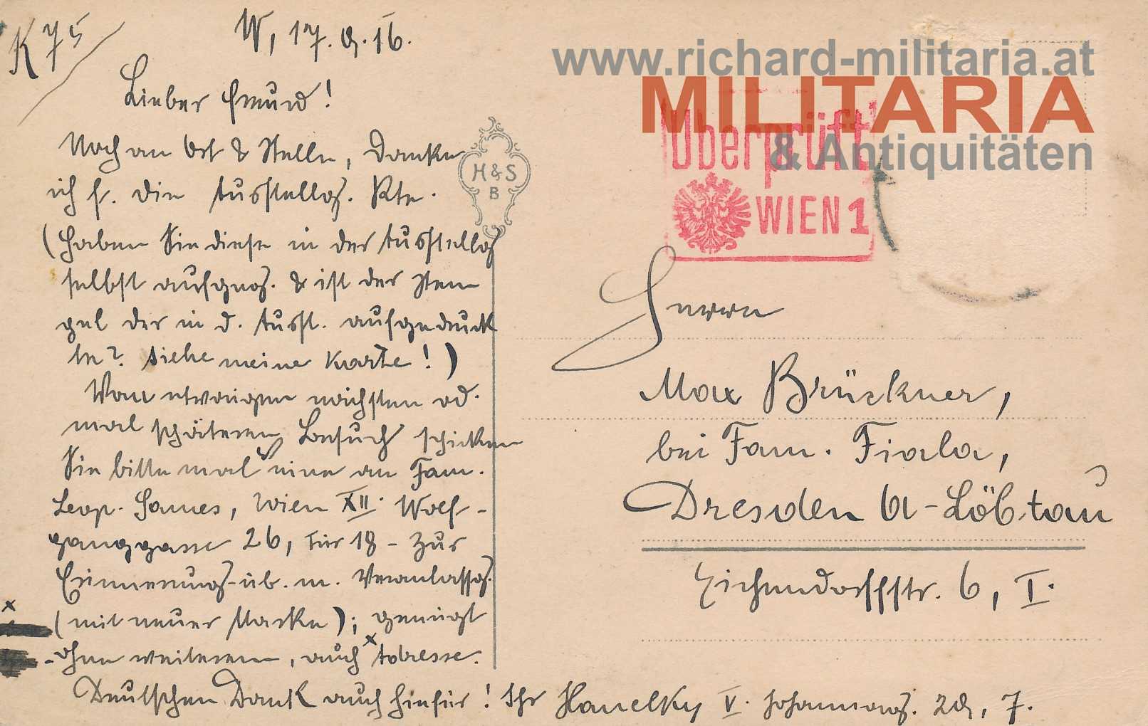 PK - Conrad von Hötzendorf - gelaufen 