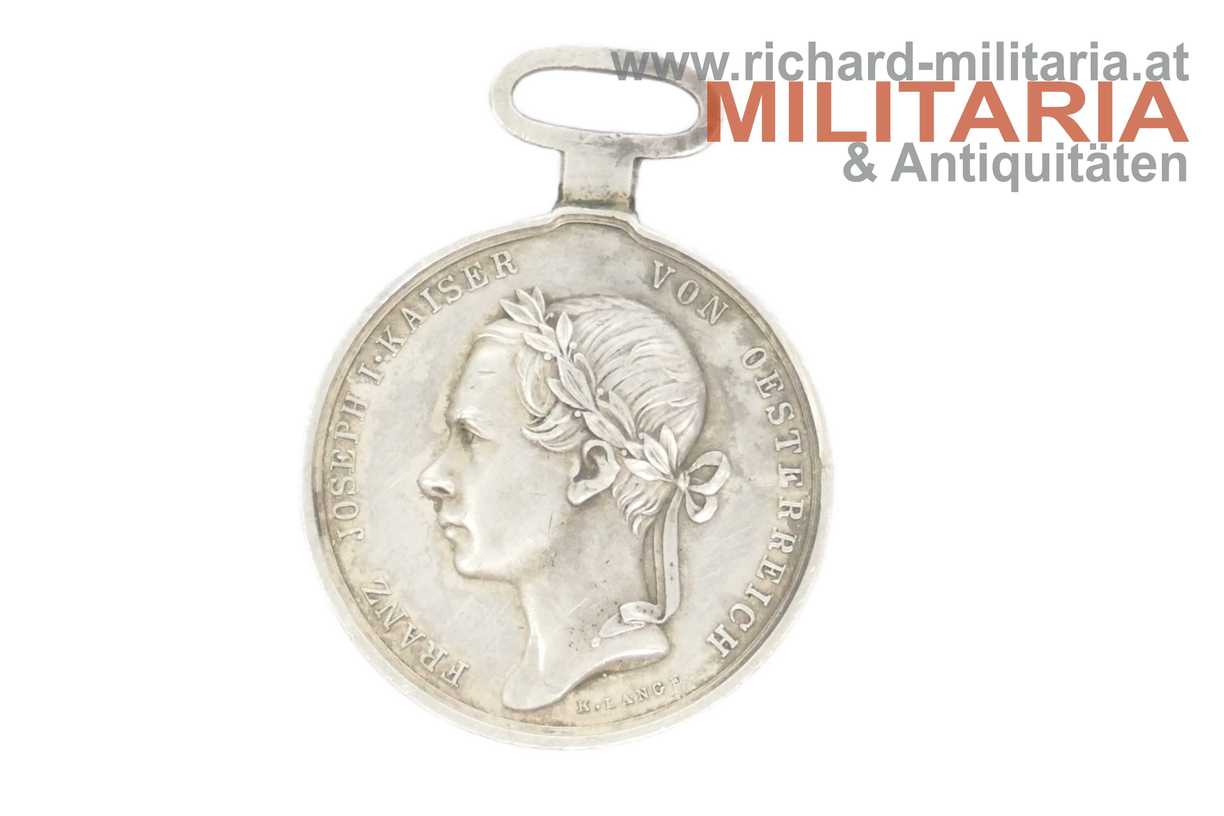 Silberne Denkmünze für d. Landesverteidiger Tirols 1848