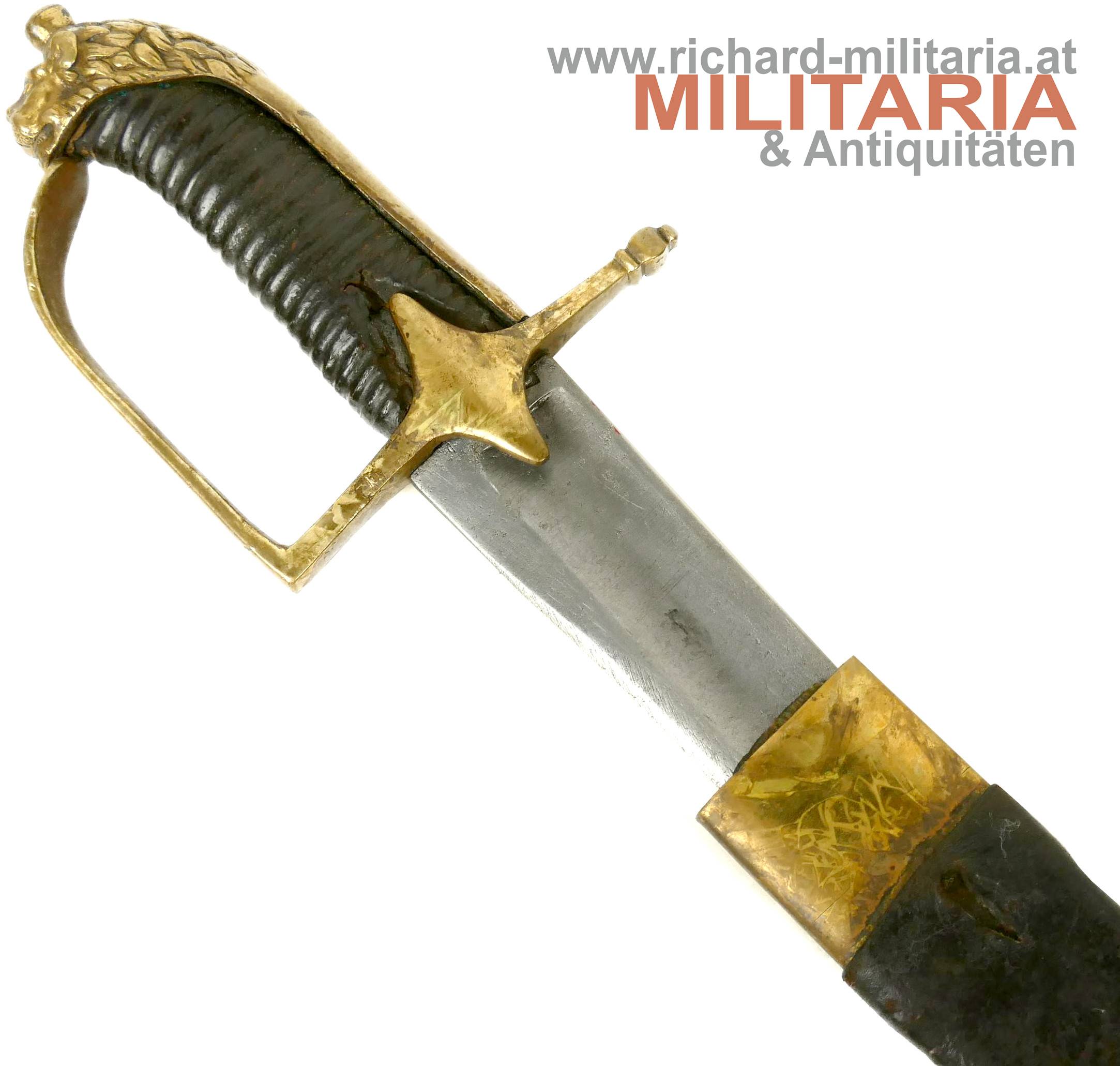Österreich - Prima Plana Säbel für ältere Unteroffiziere Infanterie M1765 