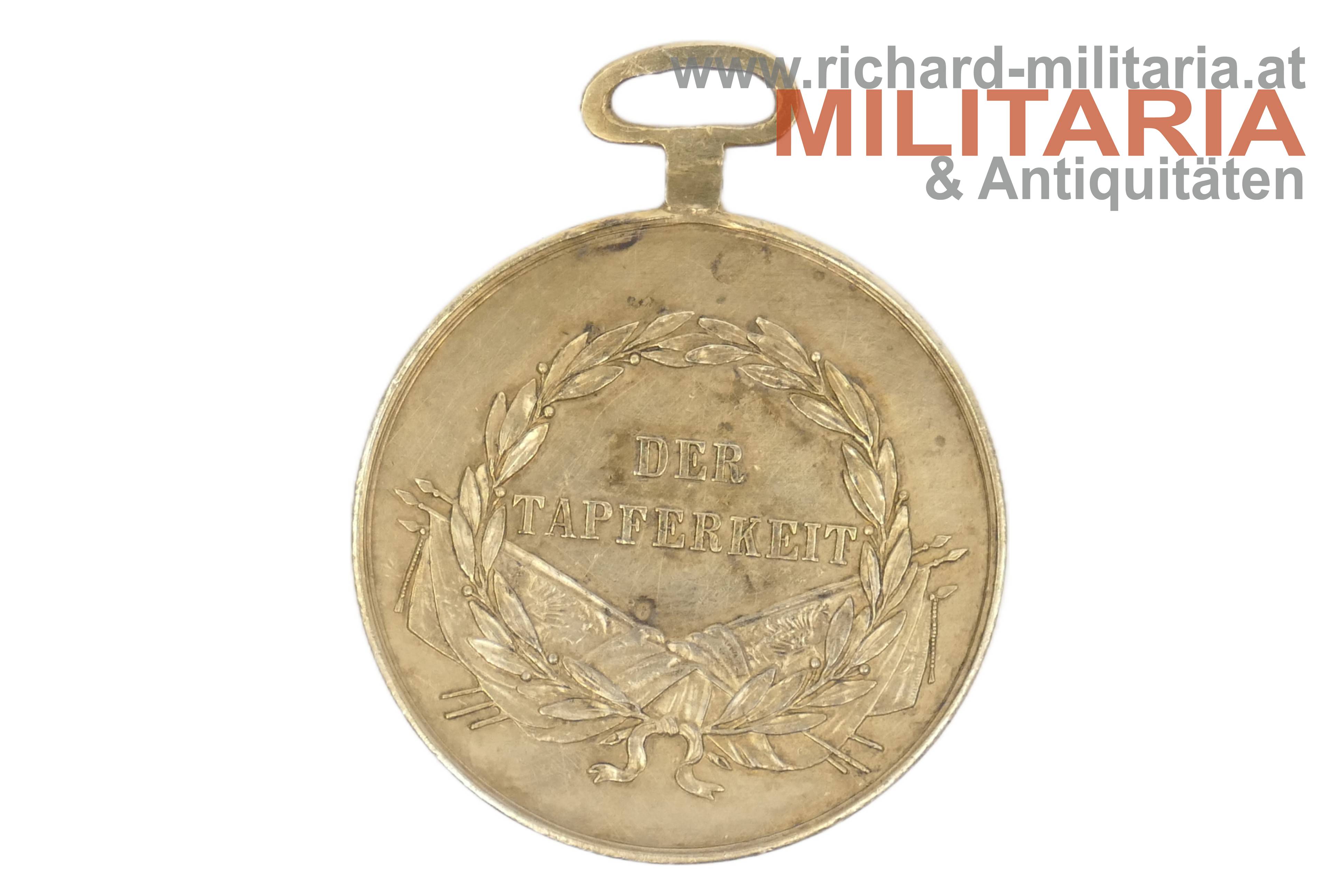 k.u.k. Goldene Tapferkeitsmedaille Kaiser Franz Joseph - HMA-Fertigung nach 1918