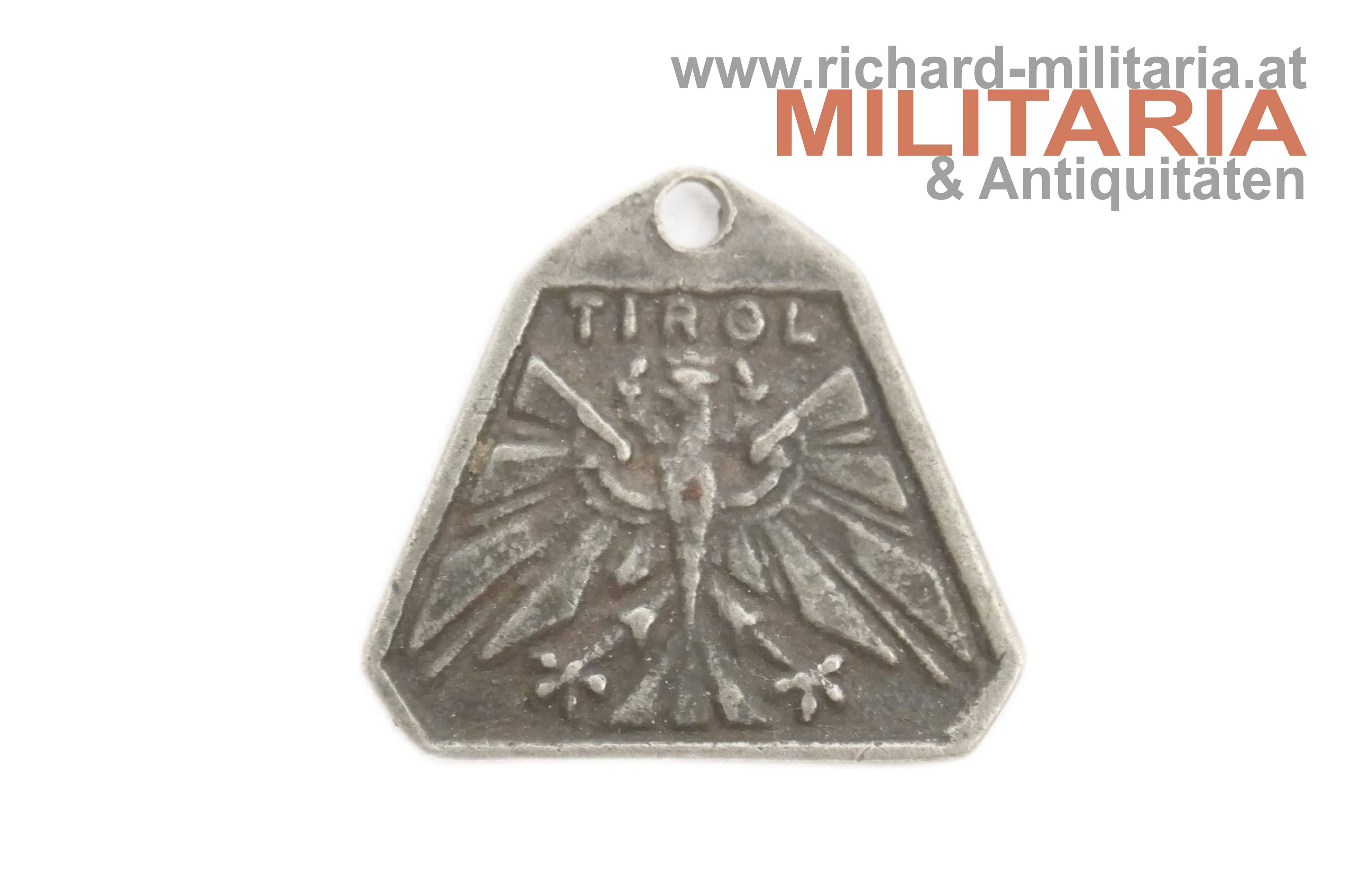 Anhänger - "Tirol - Ich schütze dich" 