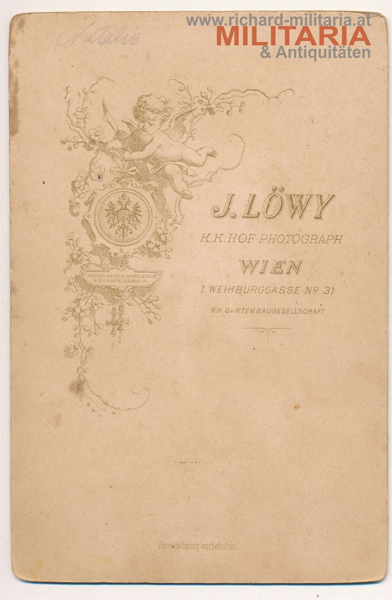 Hartkartonfoto - Natalia Cheșco - Königin von Serbien