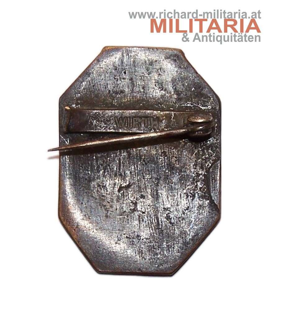 k.u.k. Kappenabzeichen Türkisches Rotes Kreuz / ungarische Krone