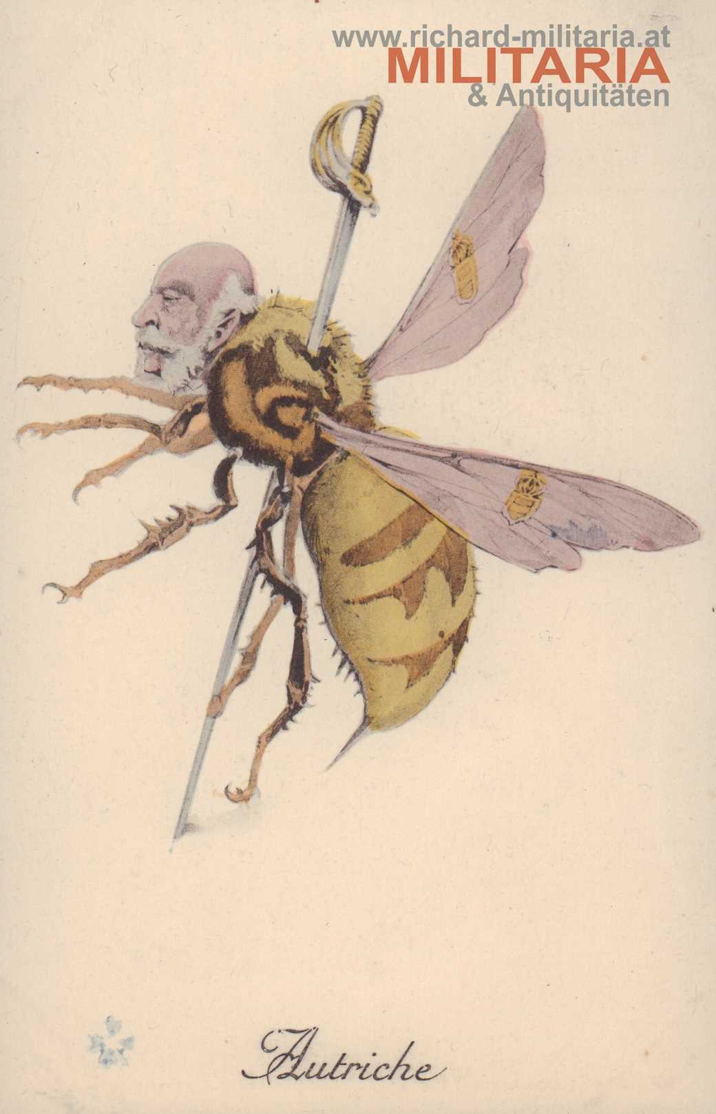 Schmähkarte gegen Kaiser Franz-Joseph (Frankreich)