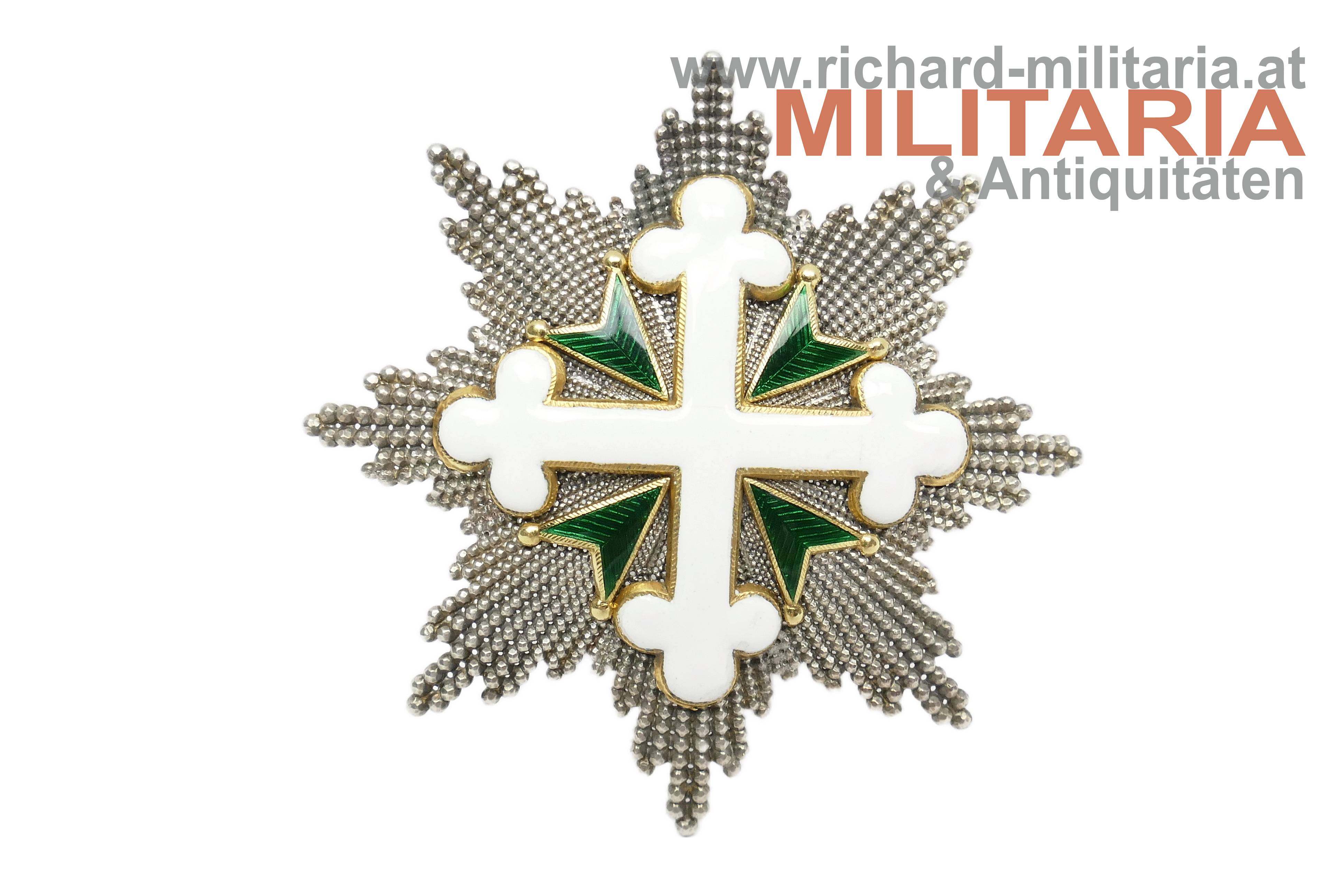 Italien - Orden des Heiligen Mauritius und Lazarus Großkreuz - österreichische Fertigung 1860/70