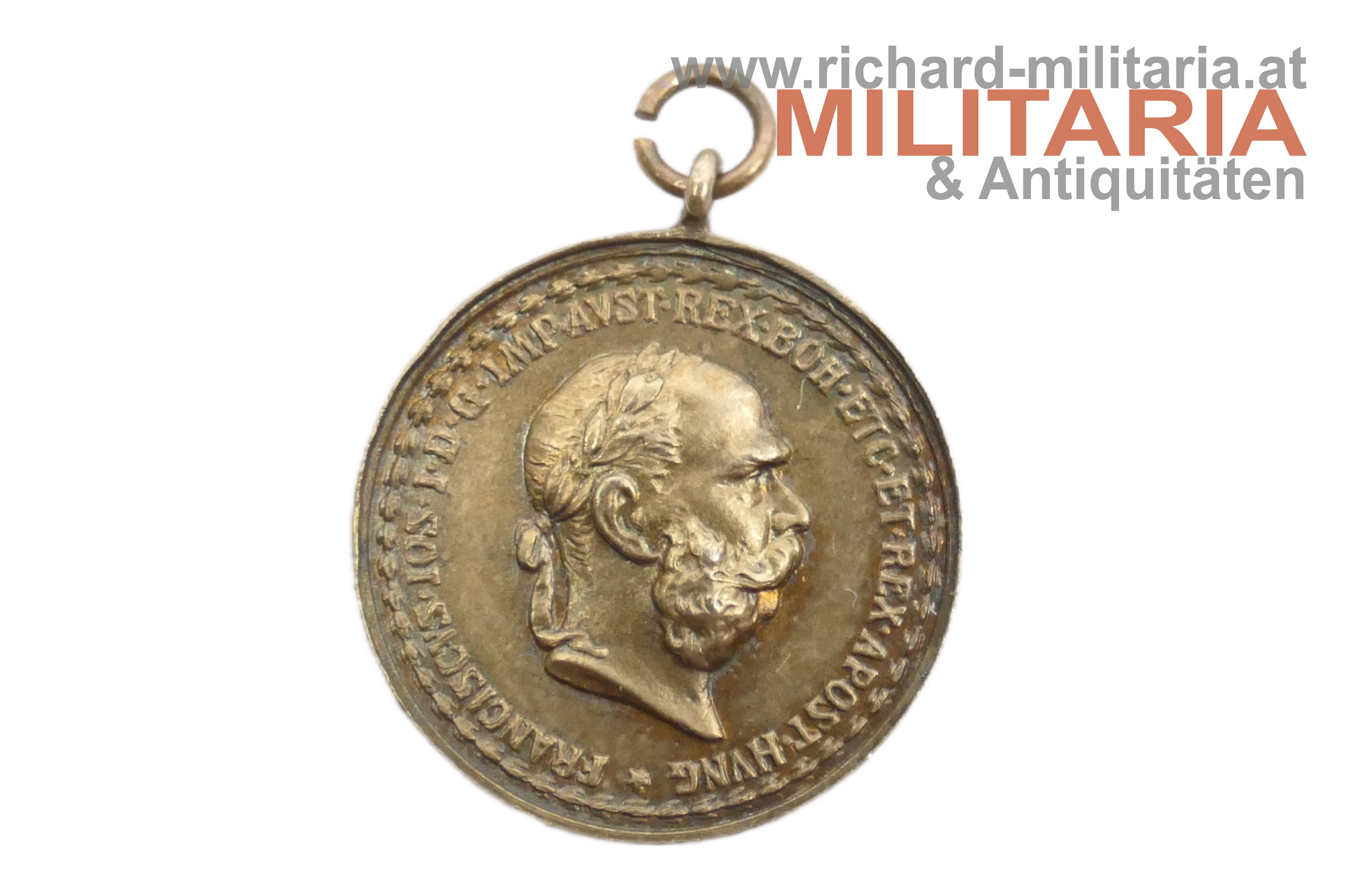 k.u.k. Bronzene Militärverdienstmedaille Kaiser Franz Joseph - MINIATUR