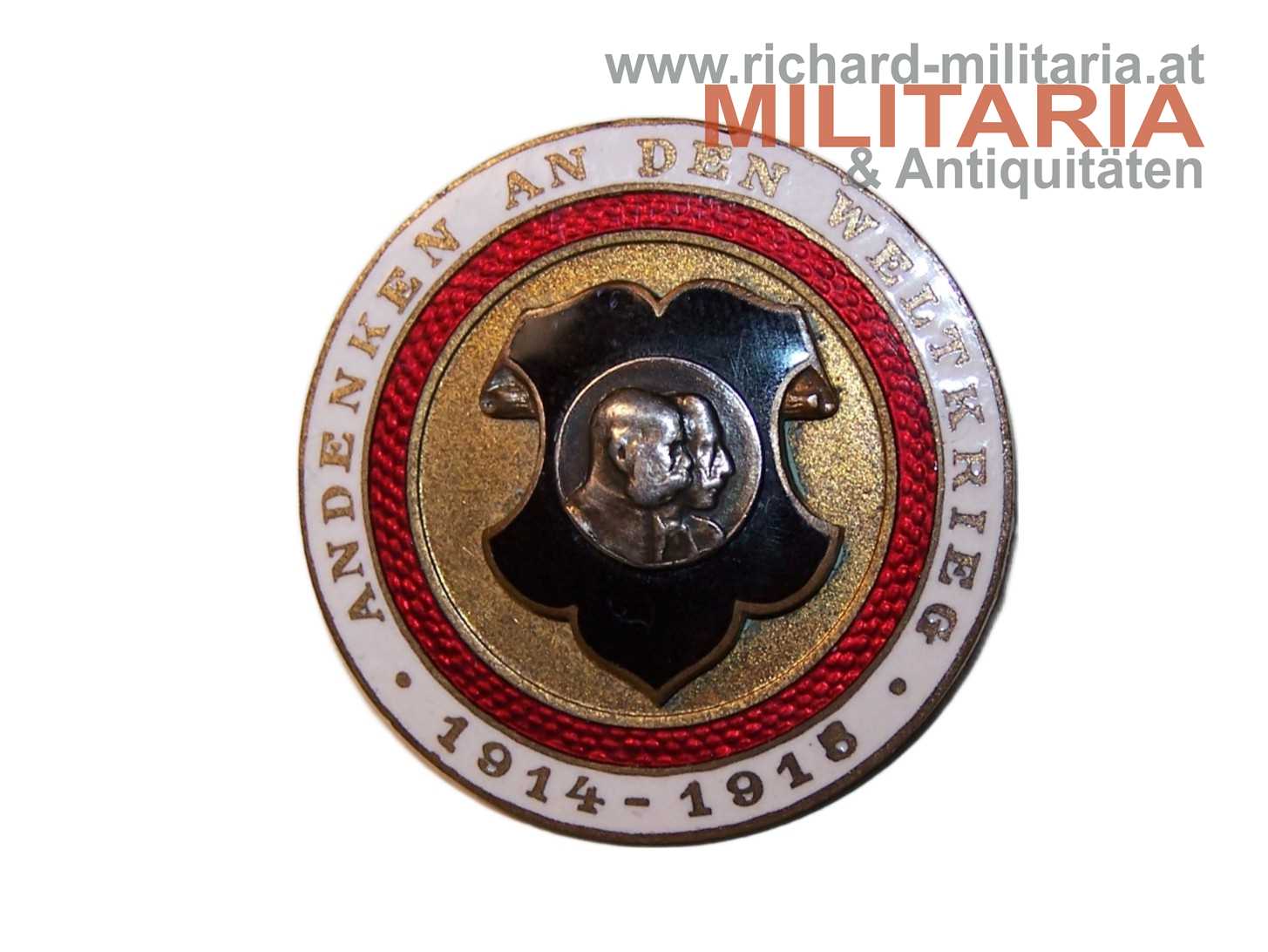 k.u.k. patriotisches Abzeichen - "Andenken an den Weltkrieg 1914-1915"