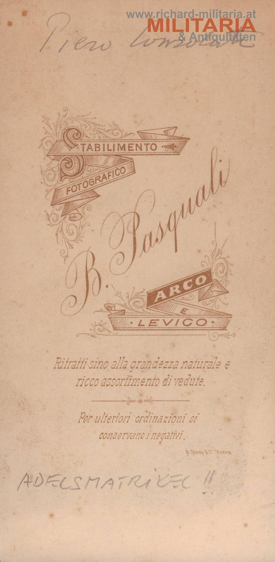 k.k. Beamter mit Tiroler Adelsmatrikel und Albrecht-Orden Kommanteur