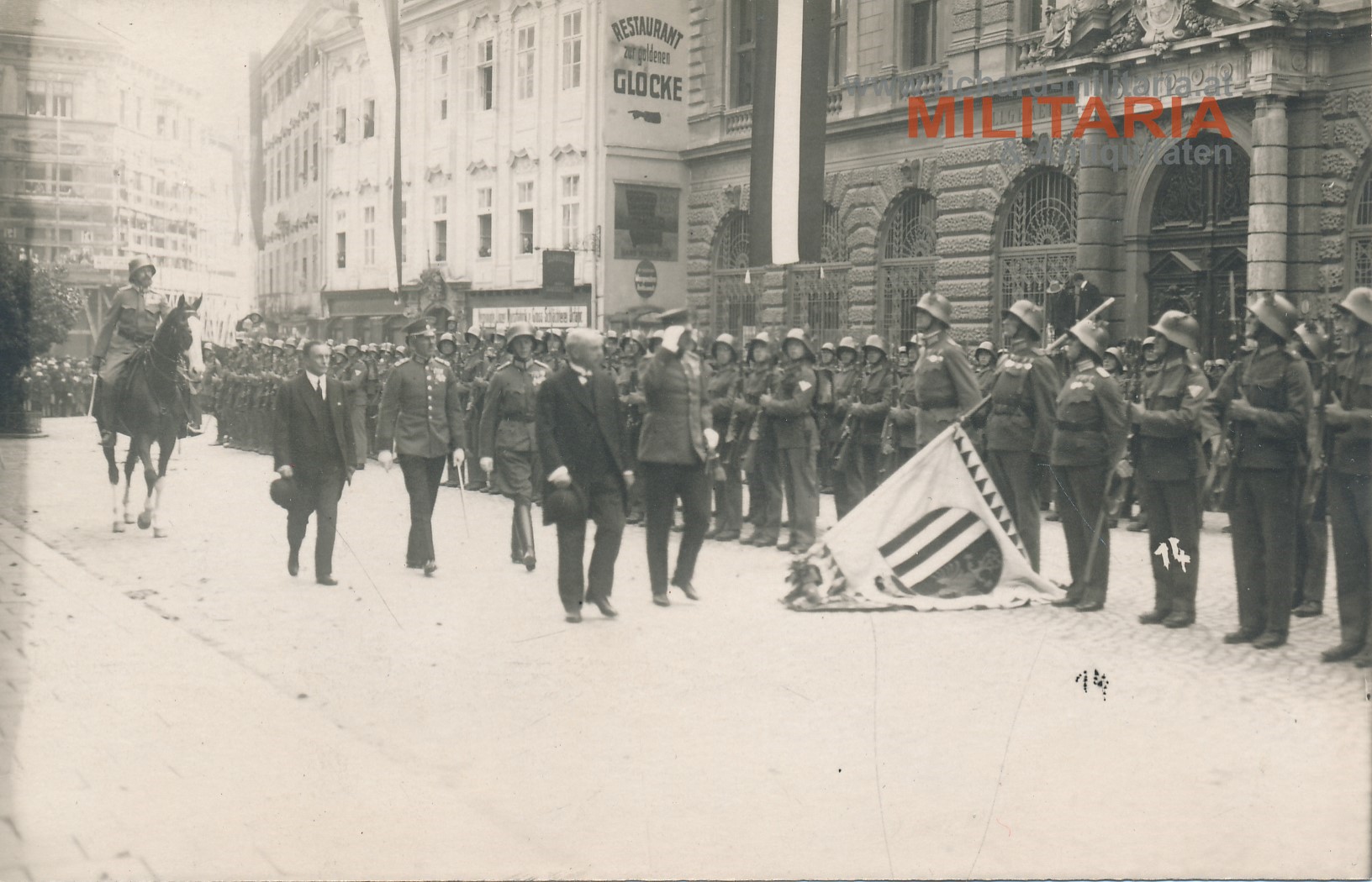 Foto Linz 1928 - Militärparade