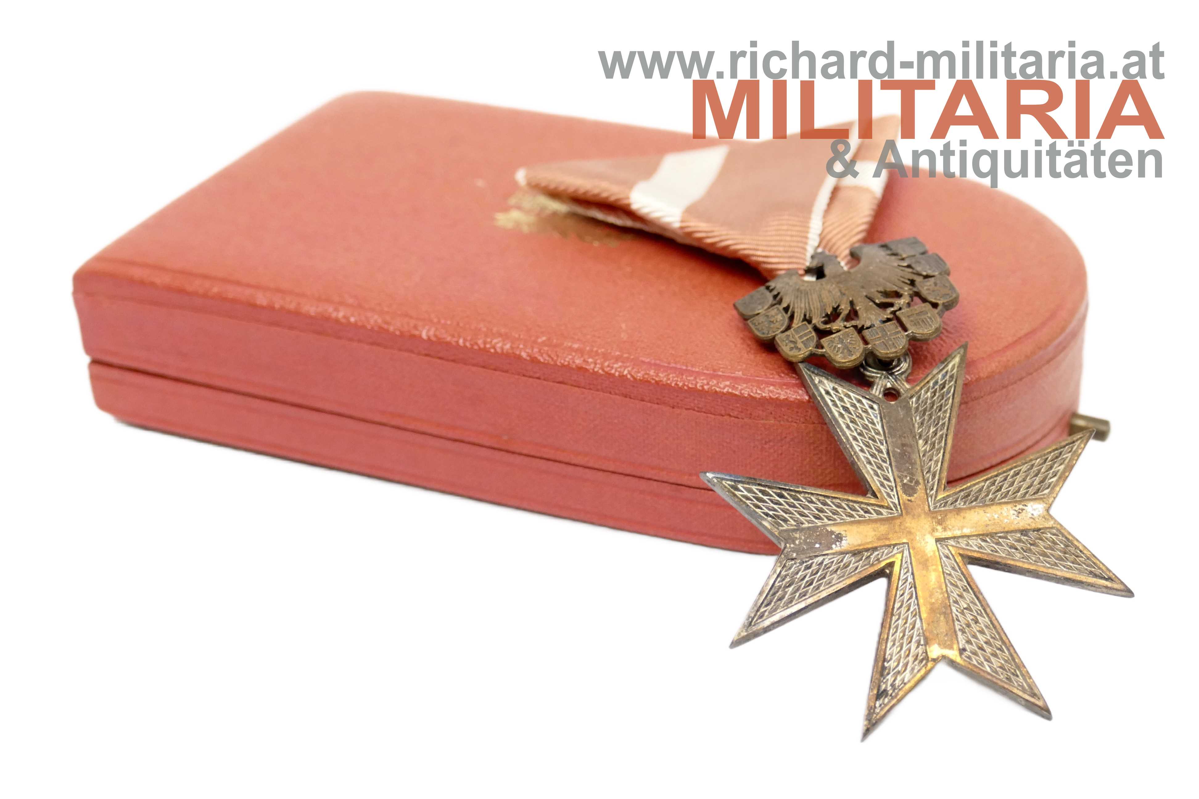 Österreich 2. Republik - Silbernes Verdienstzeichen mit Etui