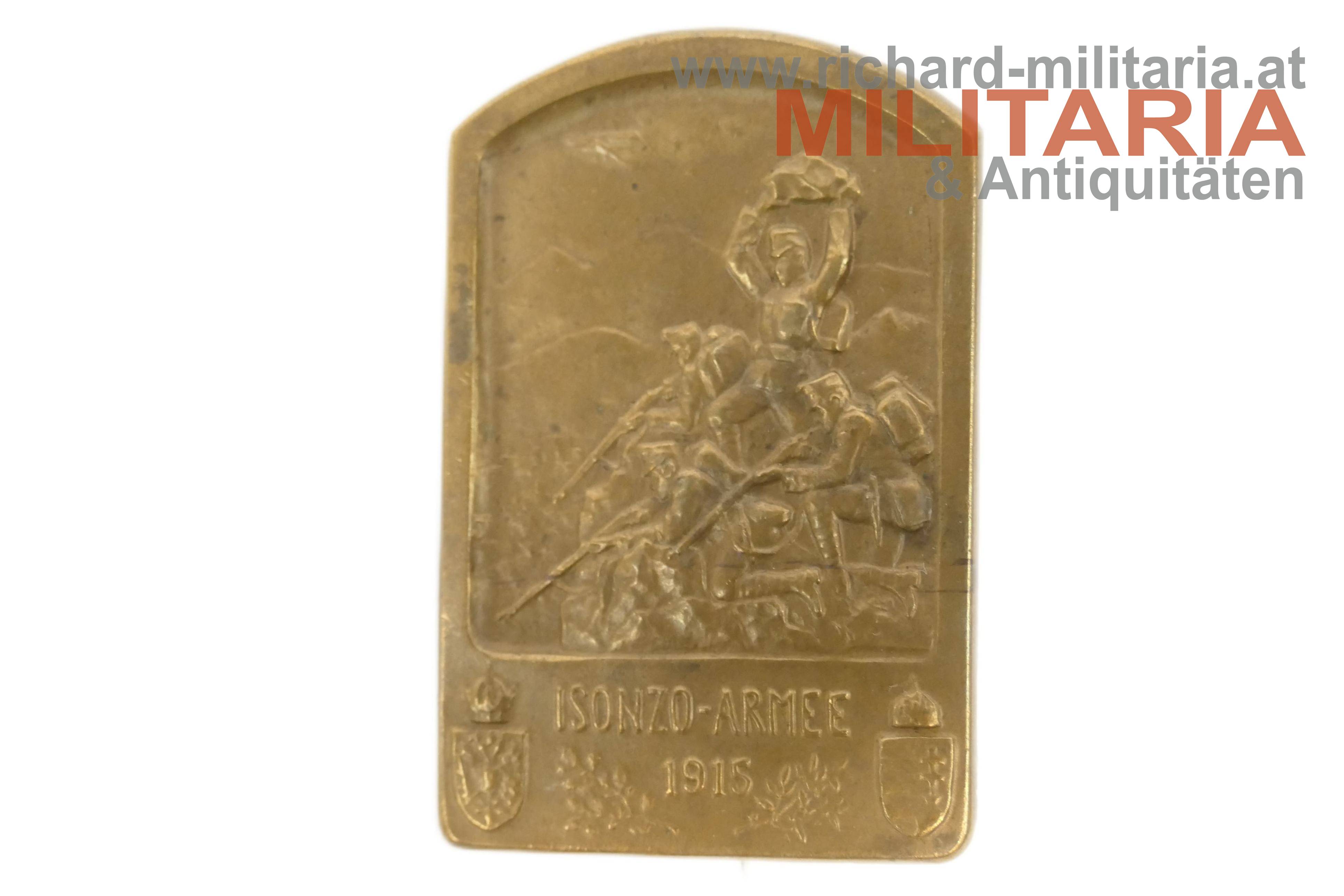 k.u.k. Kappenabzeichen - Isonzo-Armee 1915