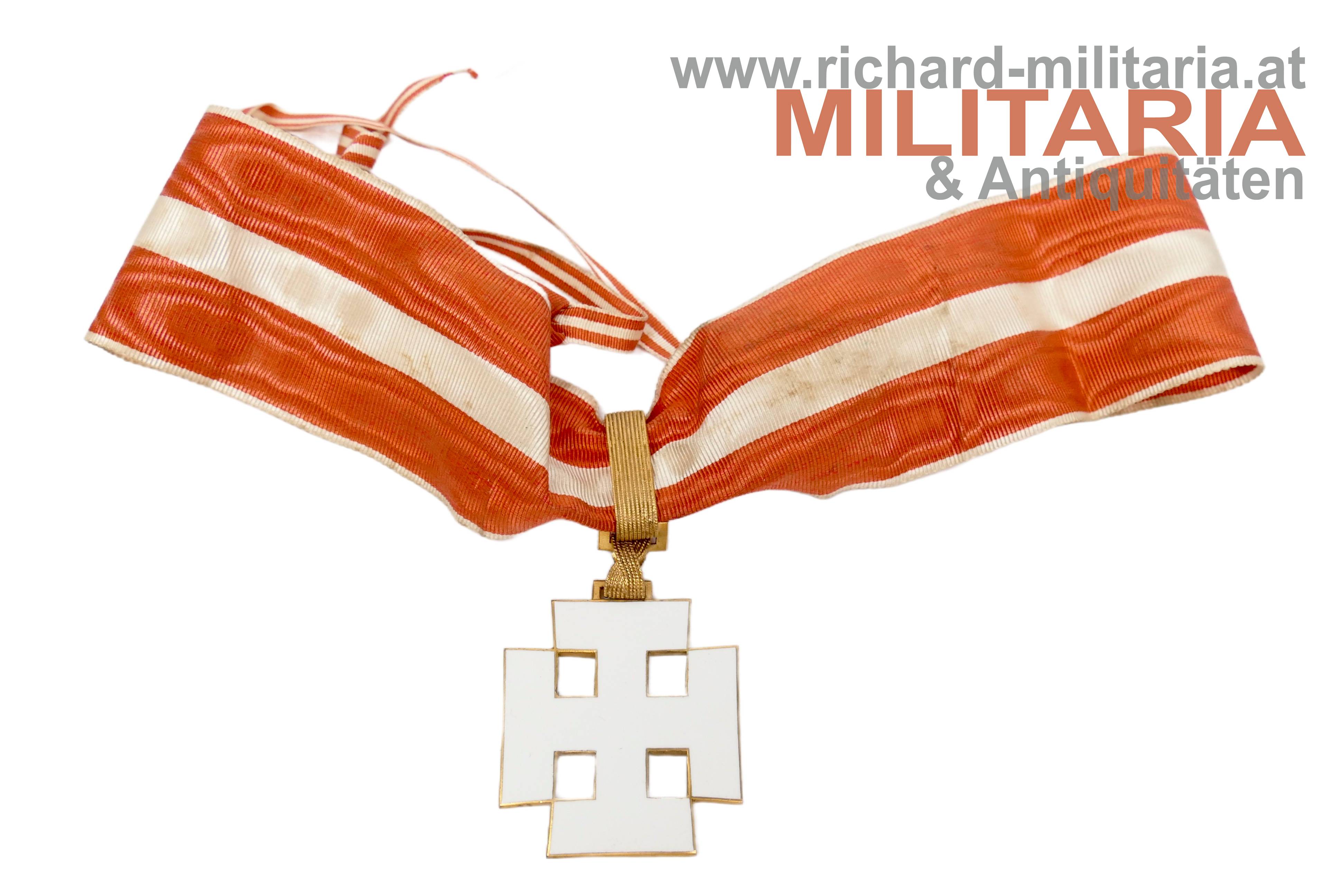 1. Republik/Bundesstaat - Großes Ehrenzeichen/Komturkreuz - Halsdekoration