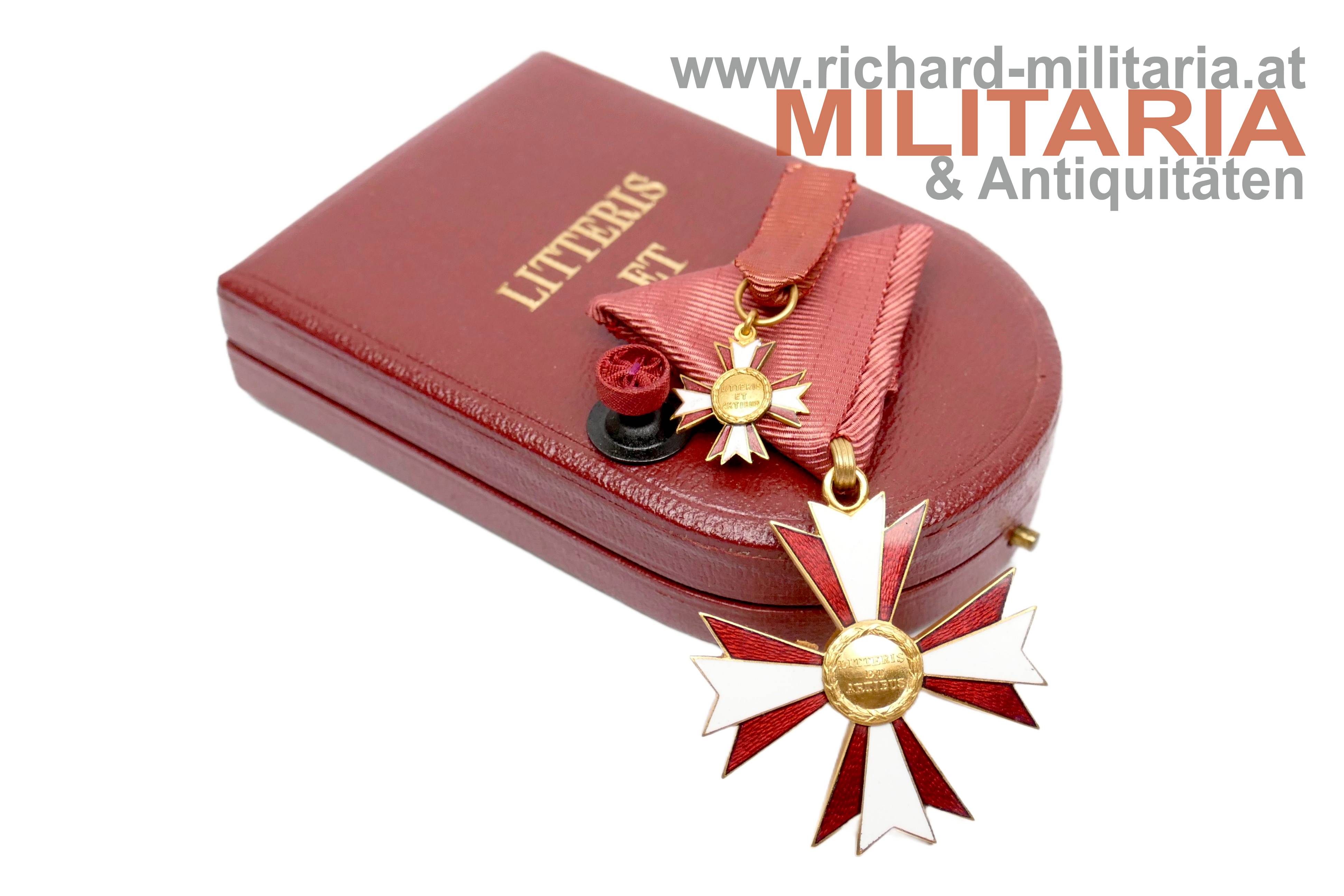 Österreich - Ehrenkreuz für Wissenschaft und Kunst mit Etui - komplettes Set!