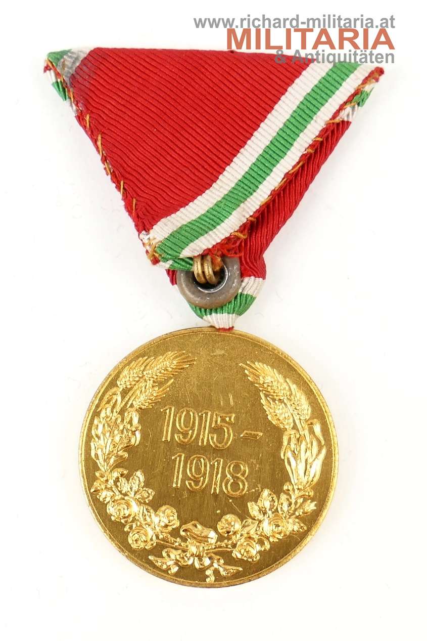 Bulgarien Weltkriegserinnerungsmedaille 1915-1918