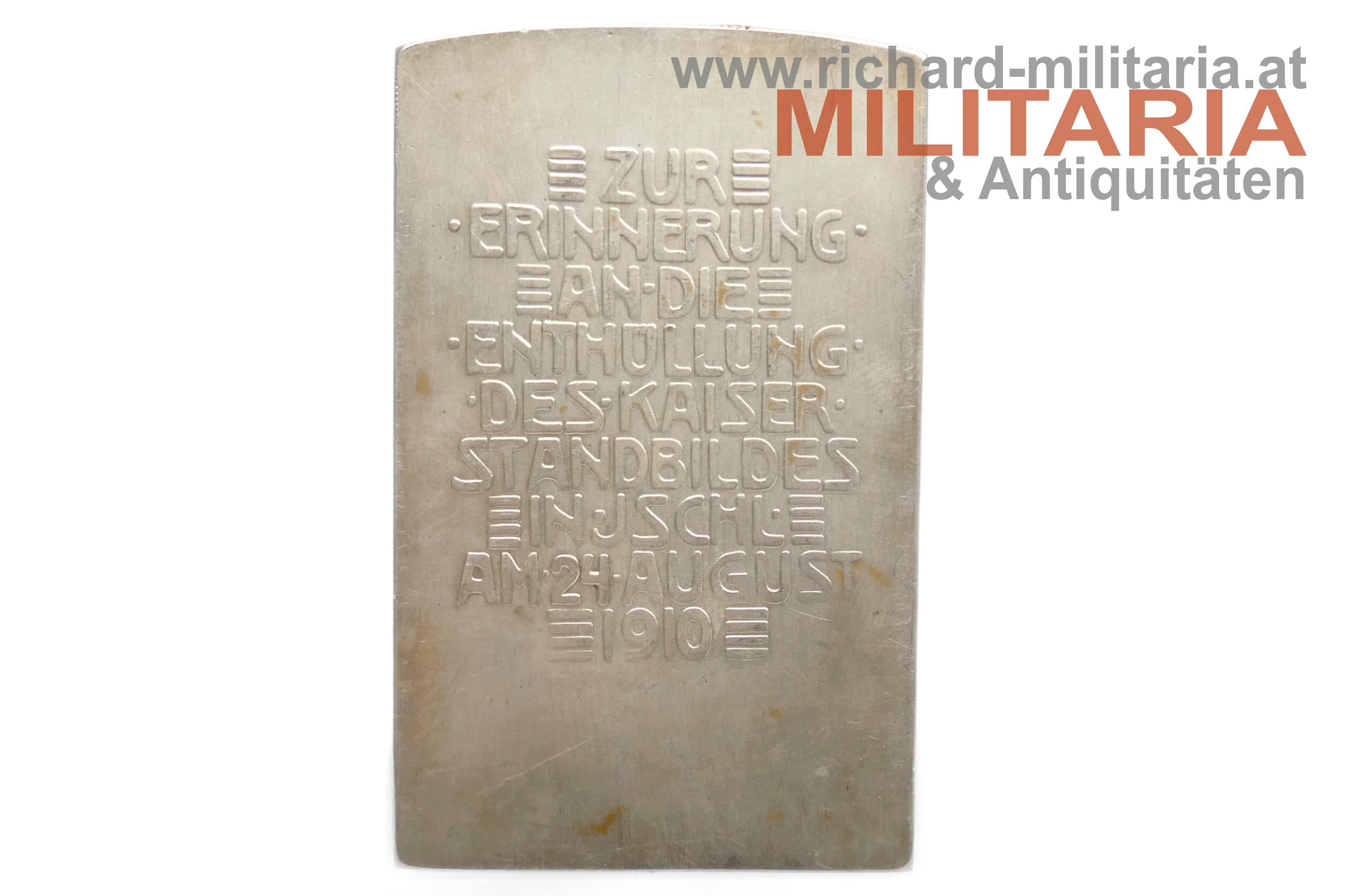 Kaiser Franz Josef - Kaiserstandbild Bad Ischl 1910 