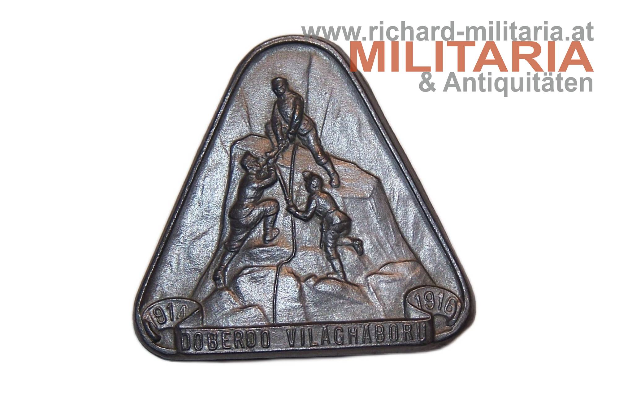 k.u.k. Kappenabzeichen - Doberdo Világháború 1914-1916