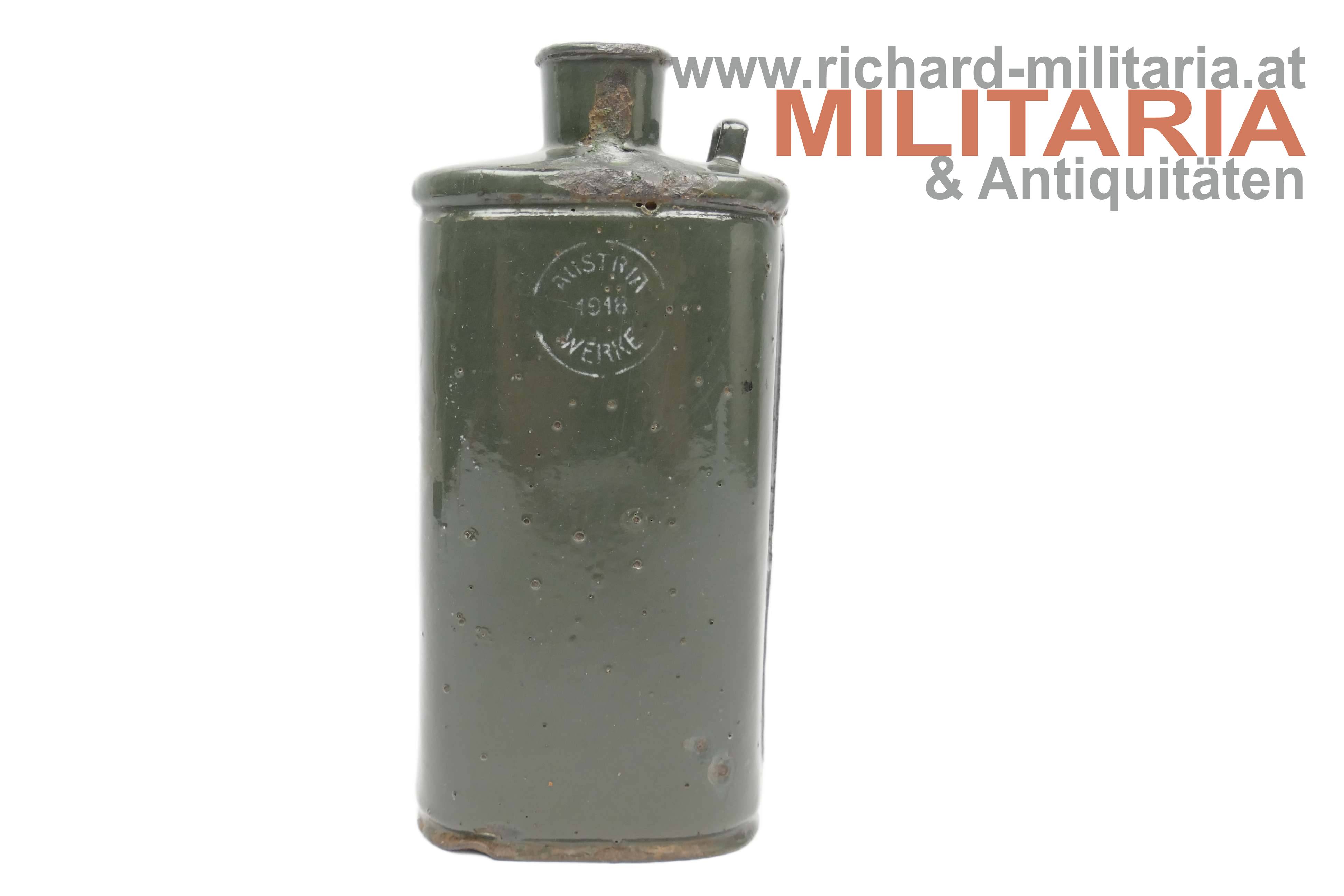 k.u.k Feldflasche - Austria Werke 1918 - VARIANTE